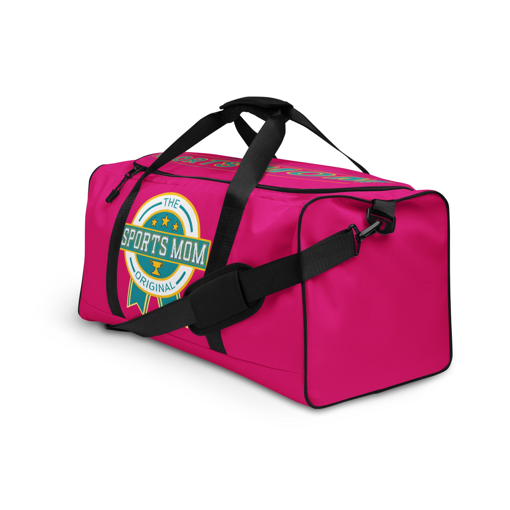 Sports Mom Ultimate Duffle Bag - Vibrant Pink