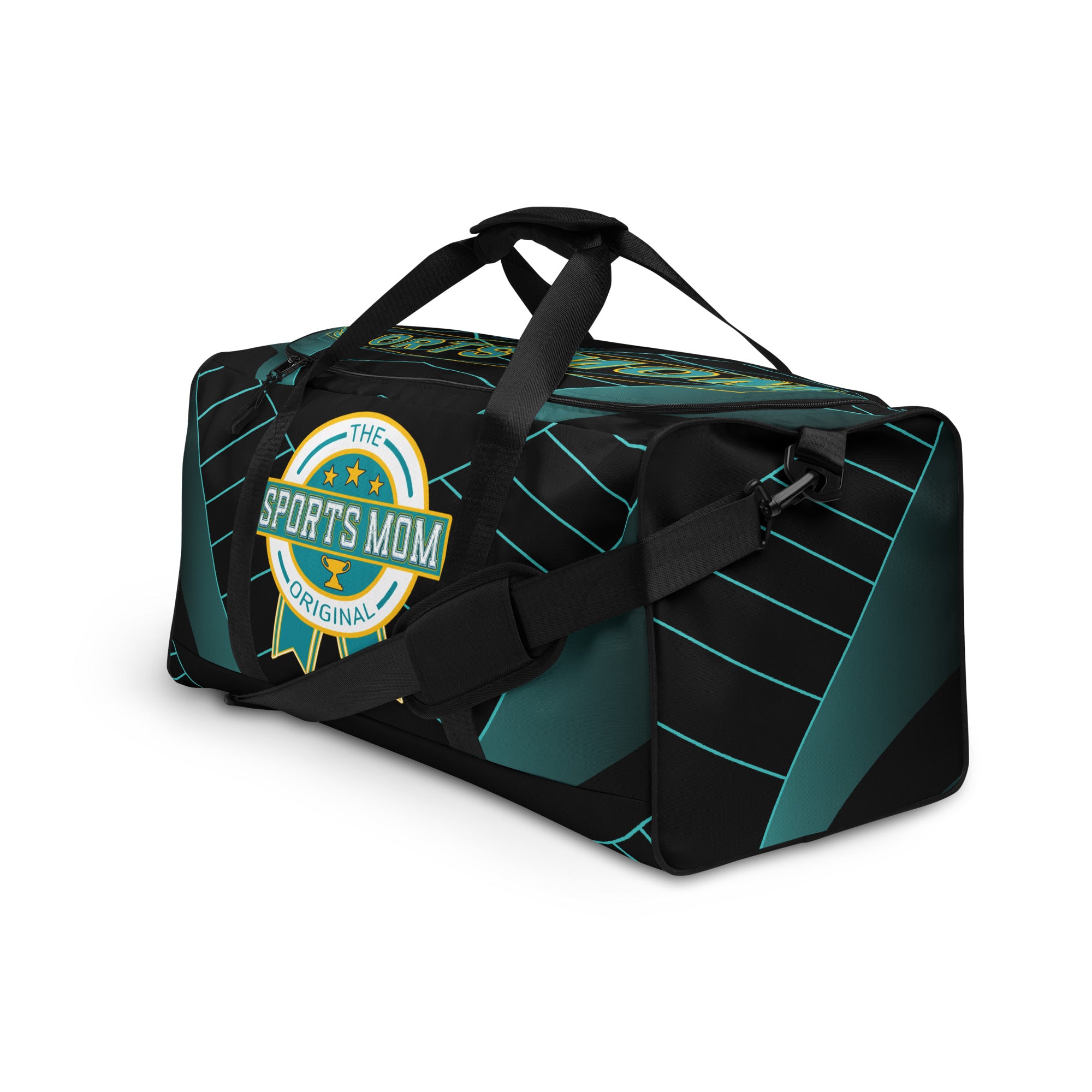 Sports Mom Ultimate Duffle Bag - Teal Stare