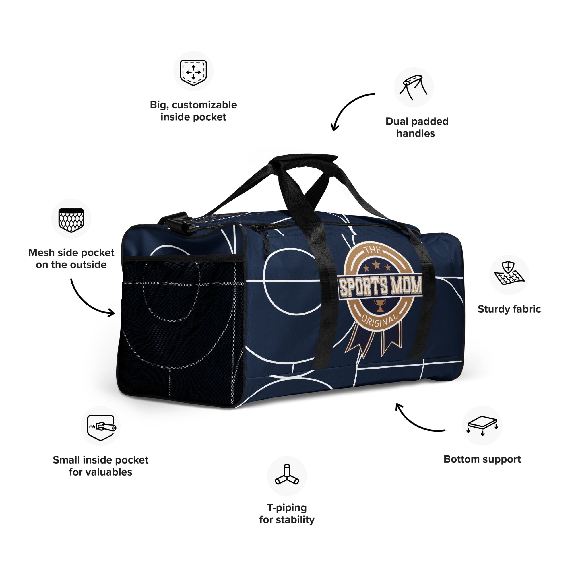 Sports Mom - Away Game - Ultimate Duffle Bag - Hard