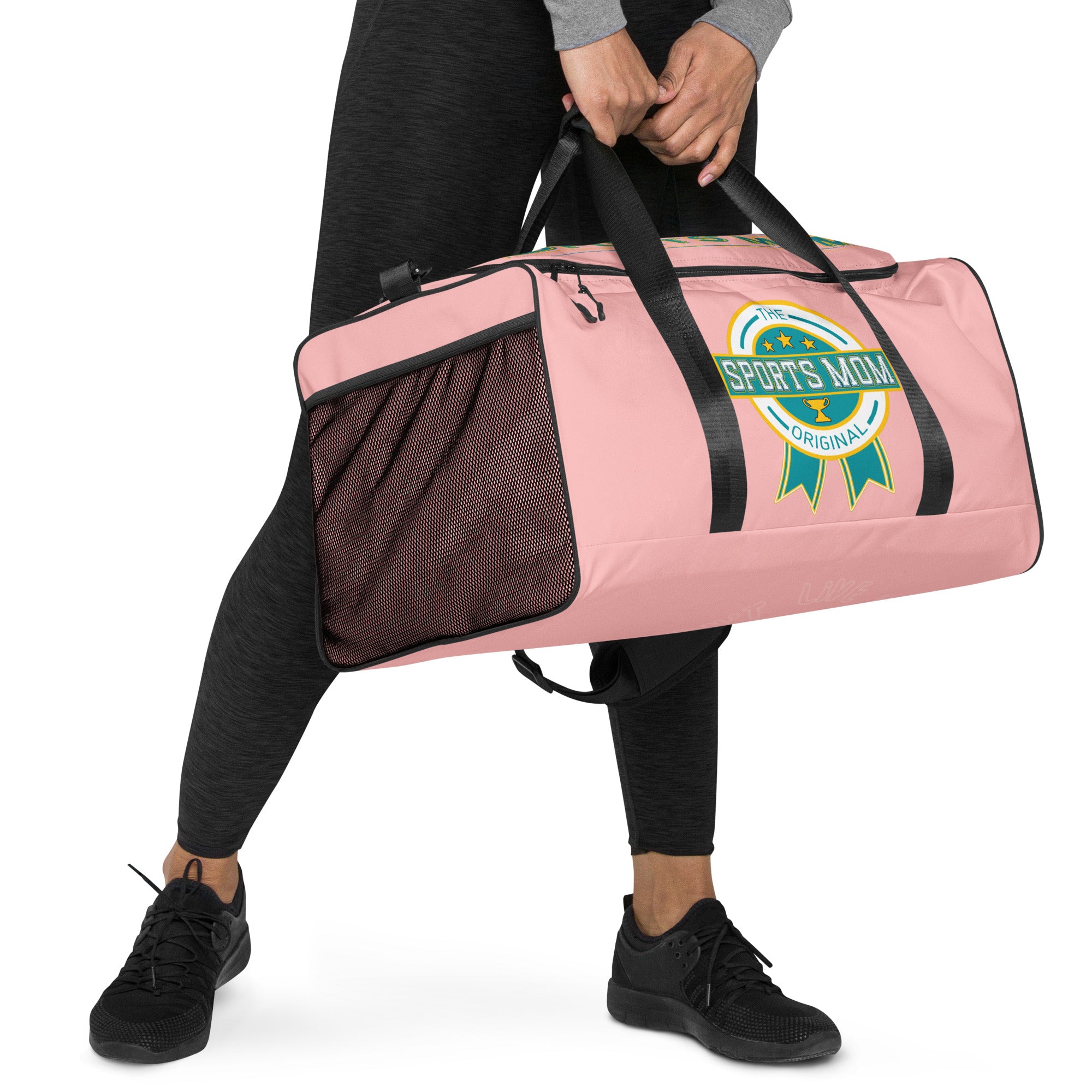 Sports Mom Ultimate Duffle Bag - Your Pink