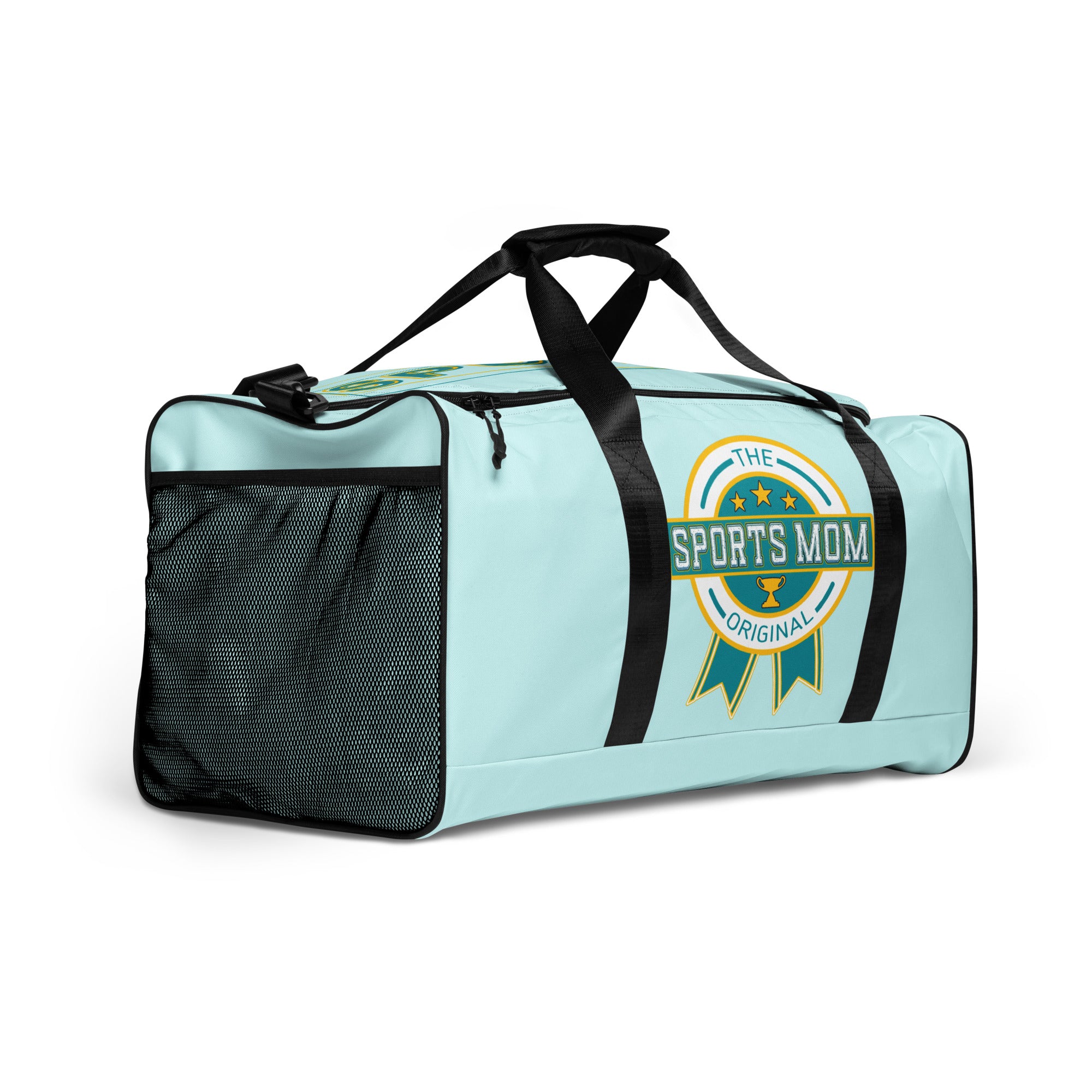 Sports Mom Ultimate Duffle Bag - Light Cyan