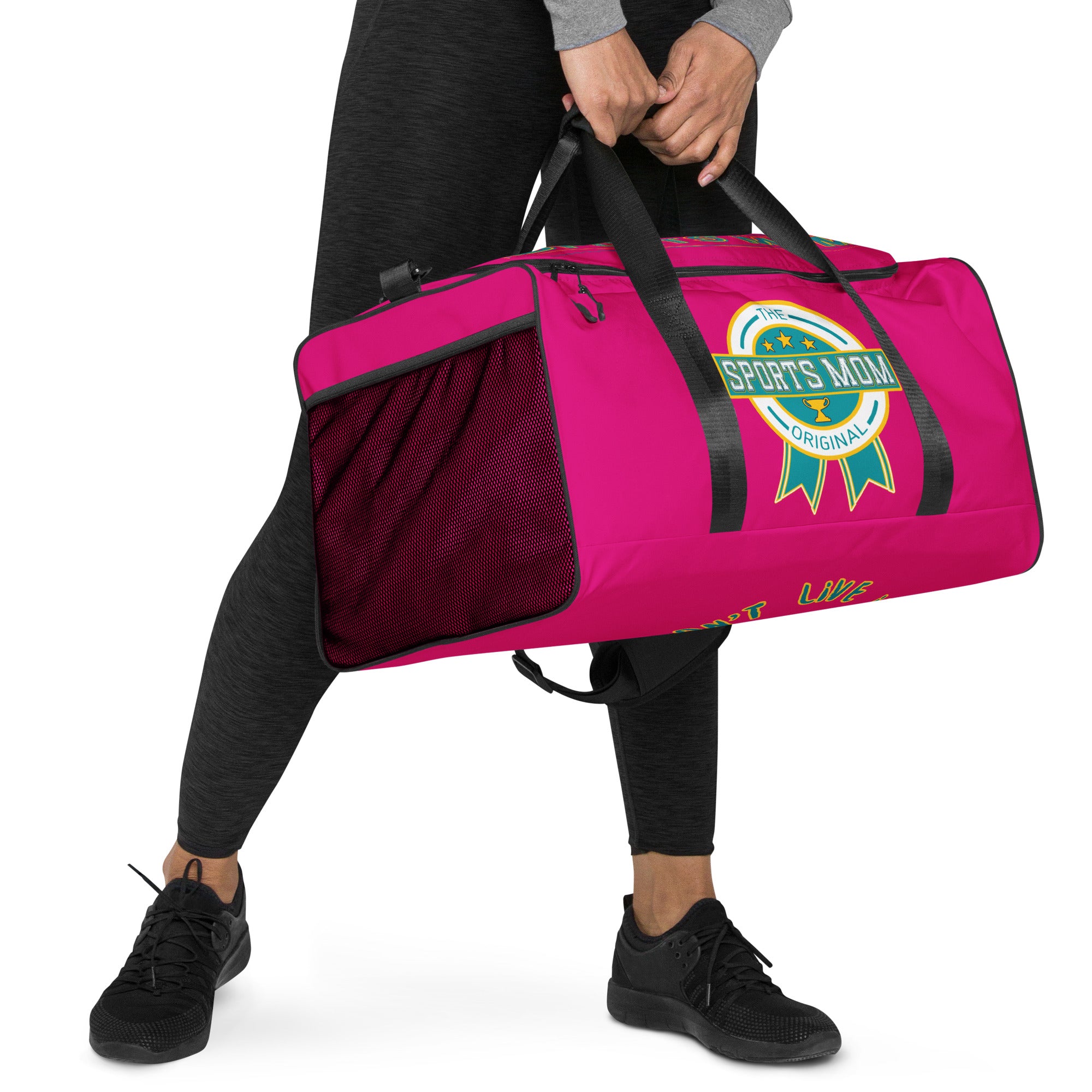 Sports Mom Ultimate Duffle Bag - Vibrant Pink