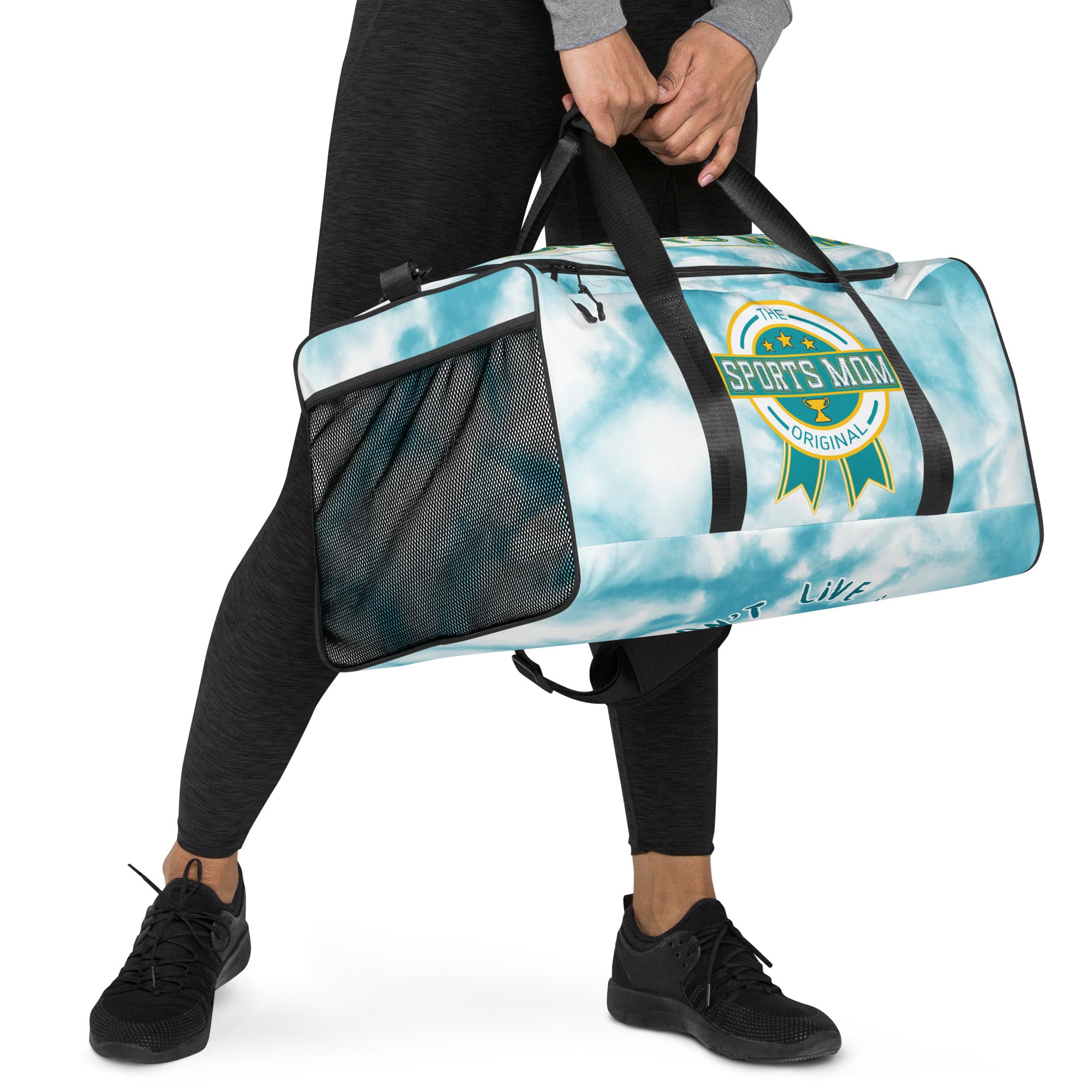 Sports Mom Ultimate Duffle Bag - Blue Sky Tie-Dye