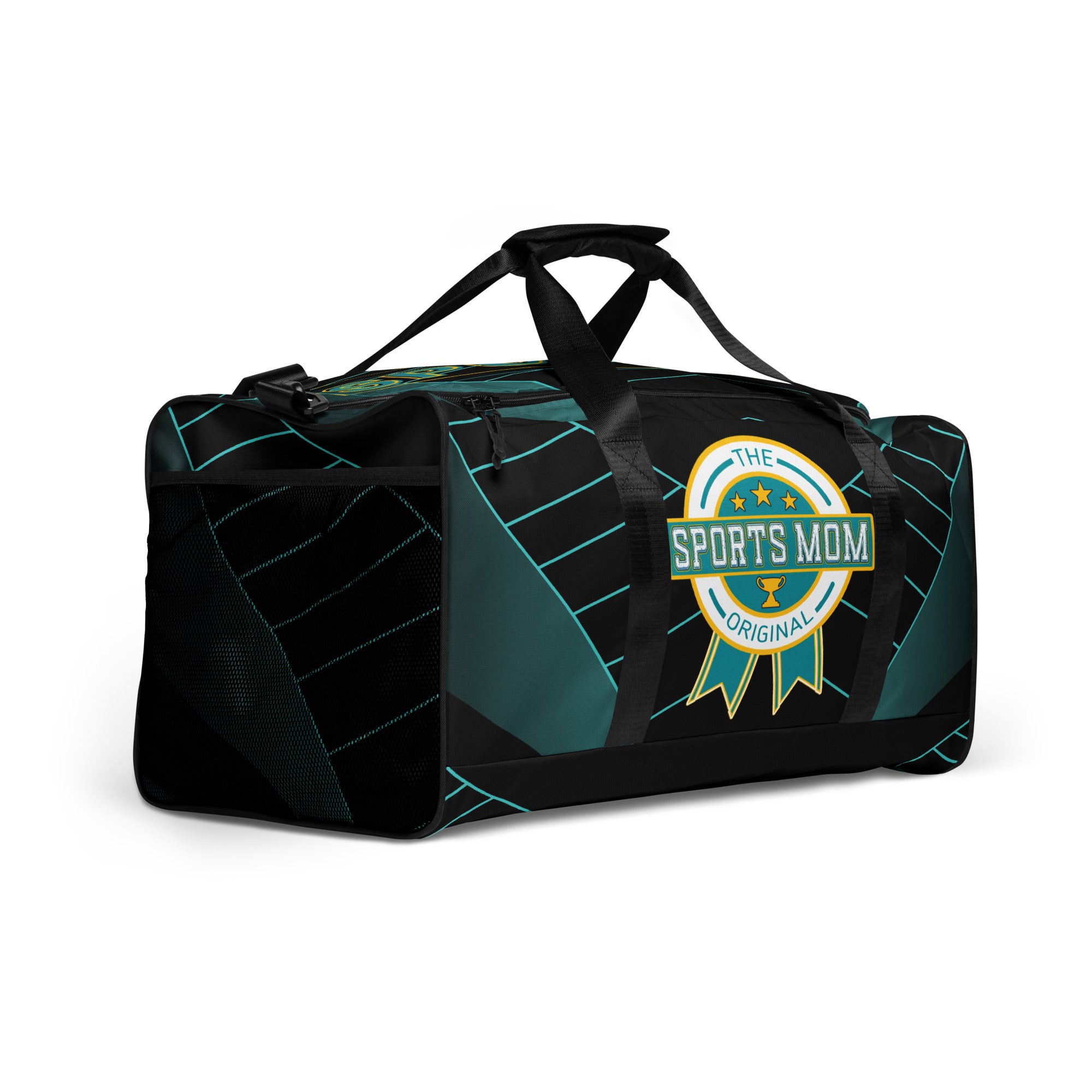 Sports Mom Ultimate Duffle Bag - Teal Stare