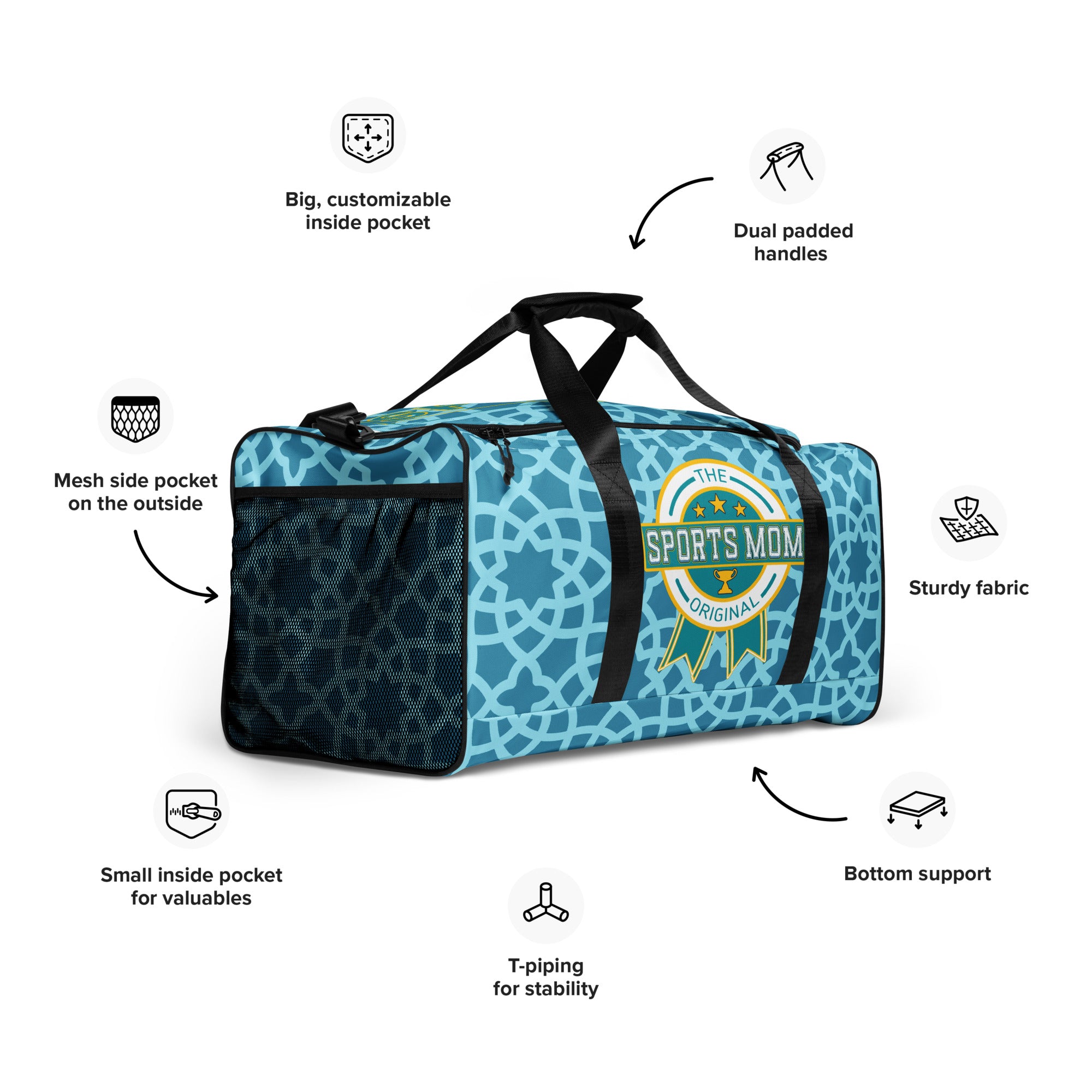 Sports Mom Ultimate Duffle Bag - Kaleidoscope