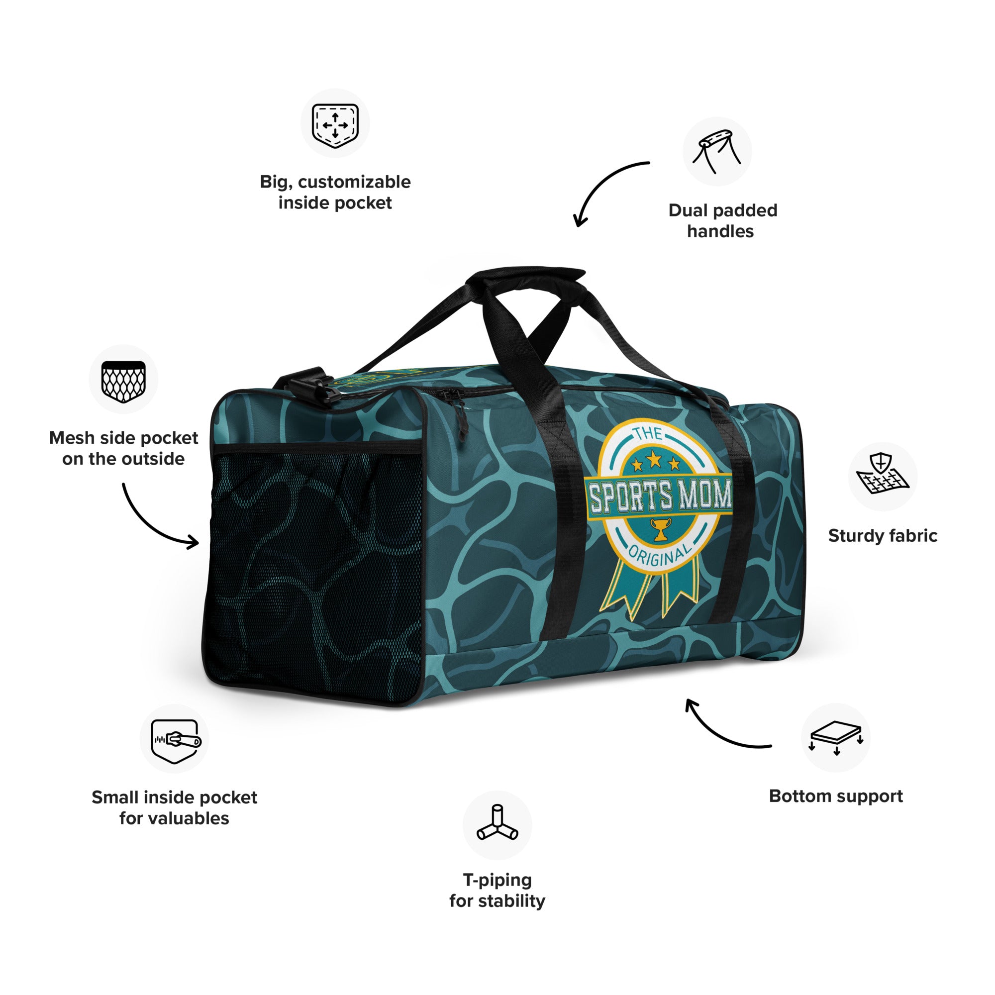 Sports Mom Ultimate Duffle Bag - DNYAY