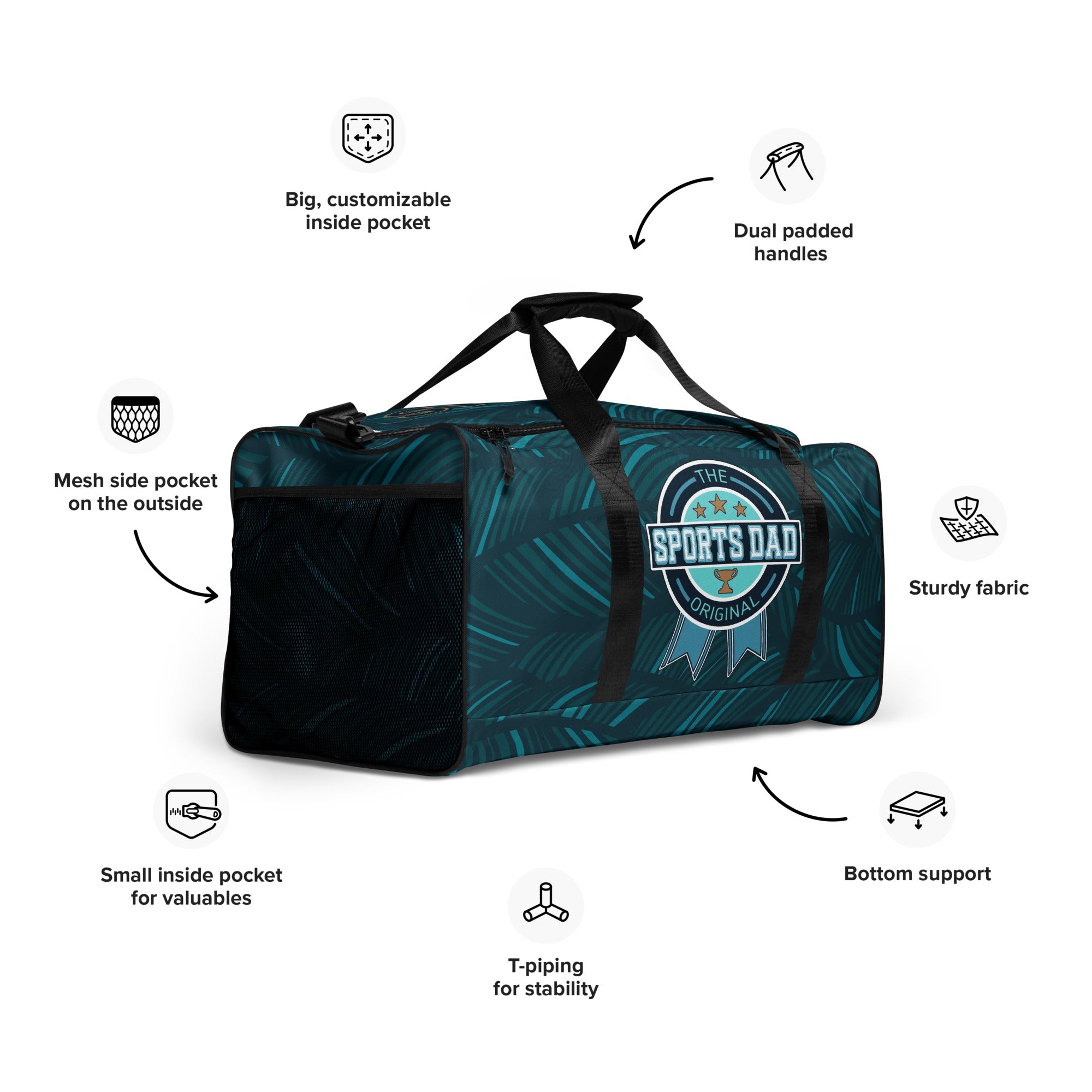 Sports Dad Ultimate Duffle Bag - Leaf It Alone