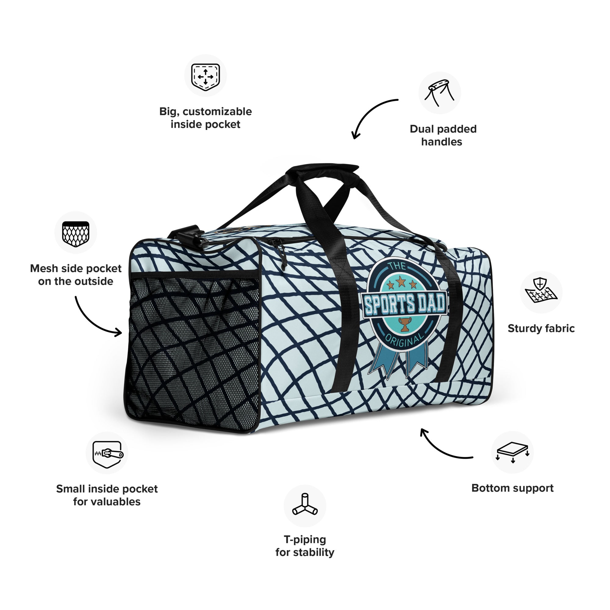 Sports Dad Ultimate Duffle Bag - Ticklin' Twine