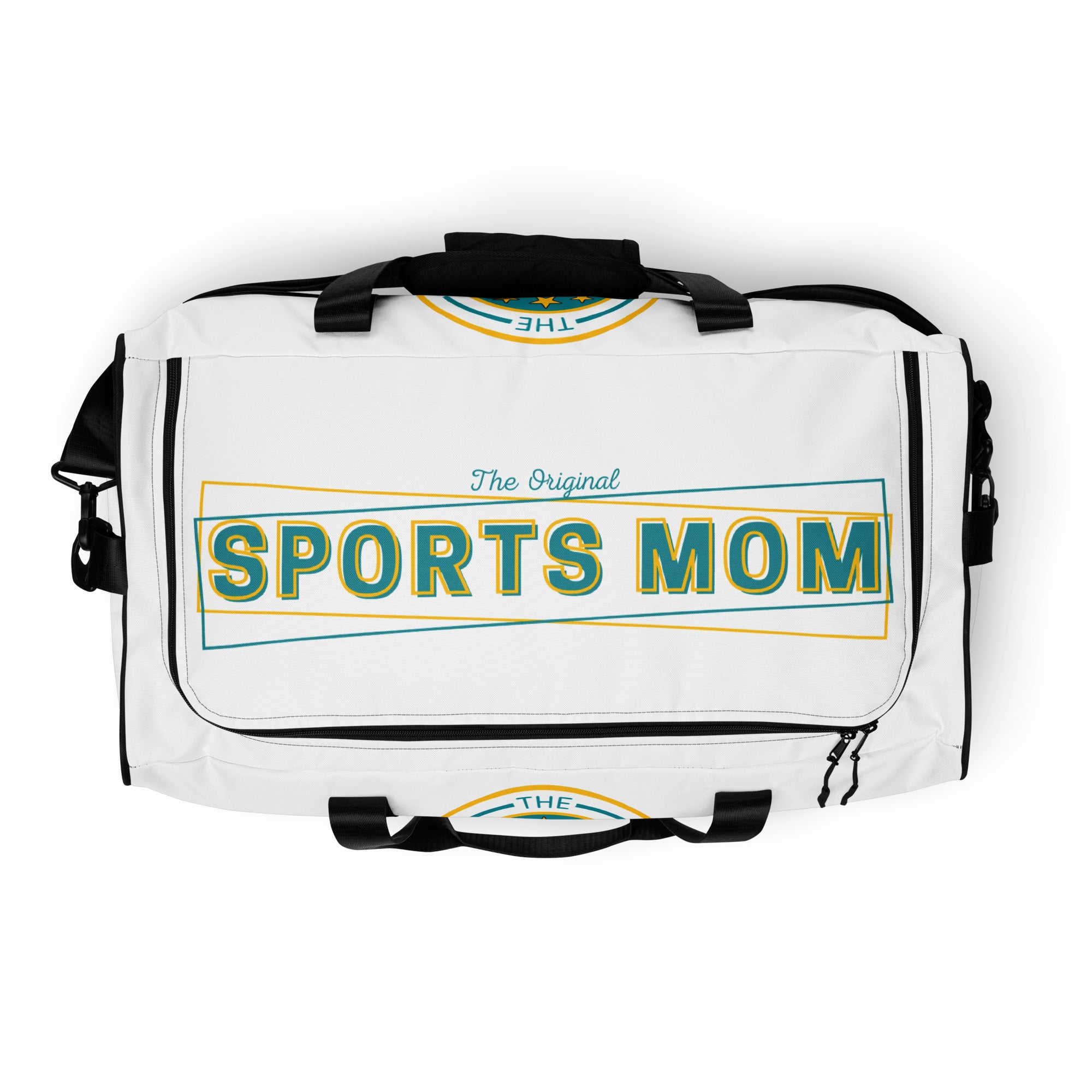 Sports Mom Ultimate Duffle Bag - White