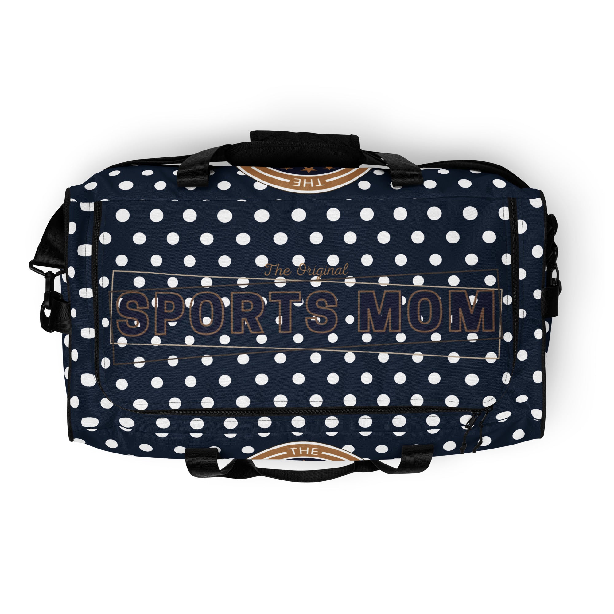 Sports Mom - Away Game - Ultimate Duffle Bag - Polka Dotty