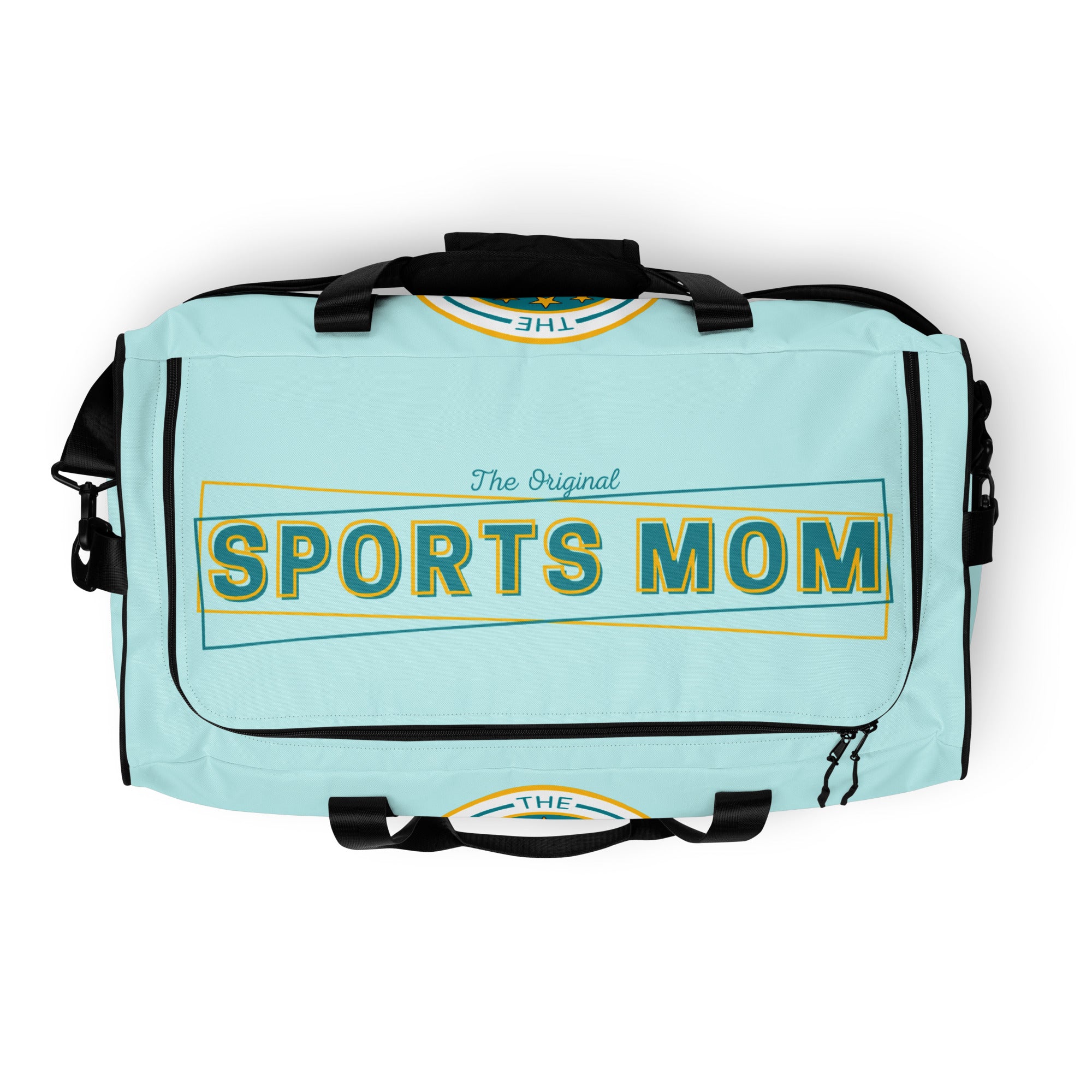 Sports Mom Ultimate Duffle Bag - Light Cyan