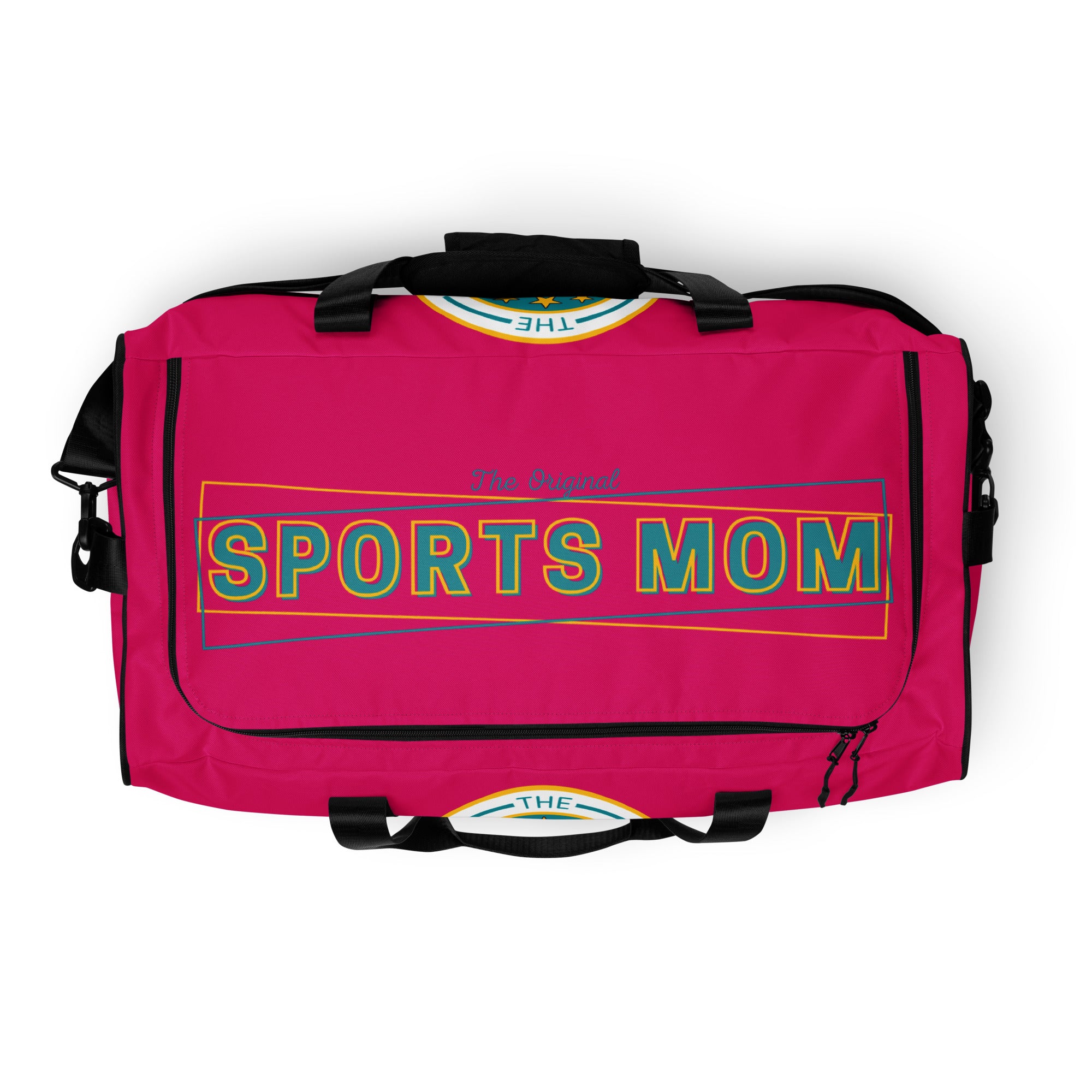 Sports Mom Ultimate Duffle Bag - Vibrant Pink