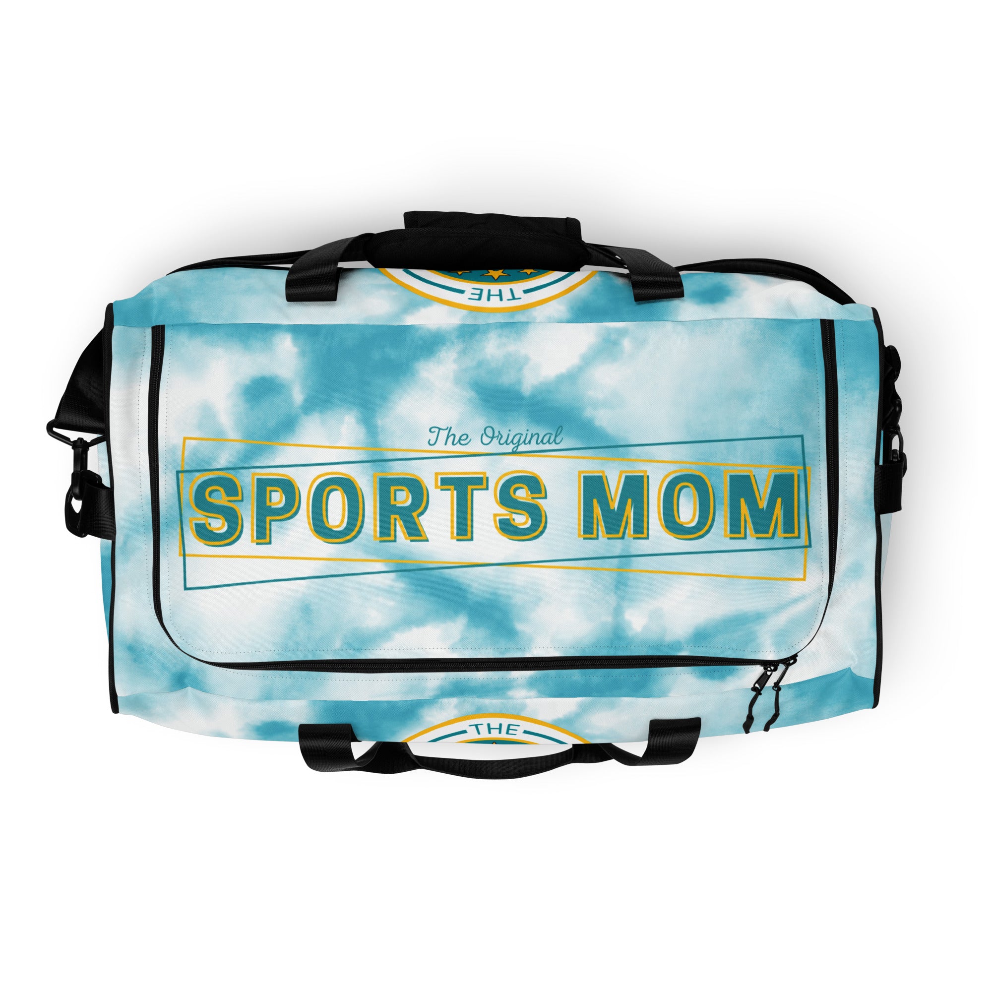Sports Mom Ultimate Duffle Bag - Blue Sky Tie-Dye