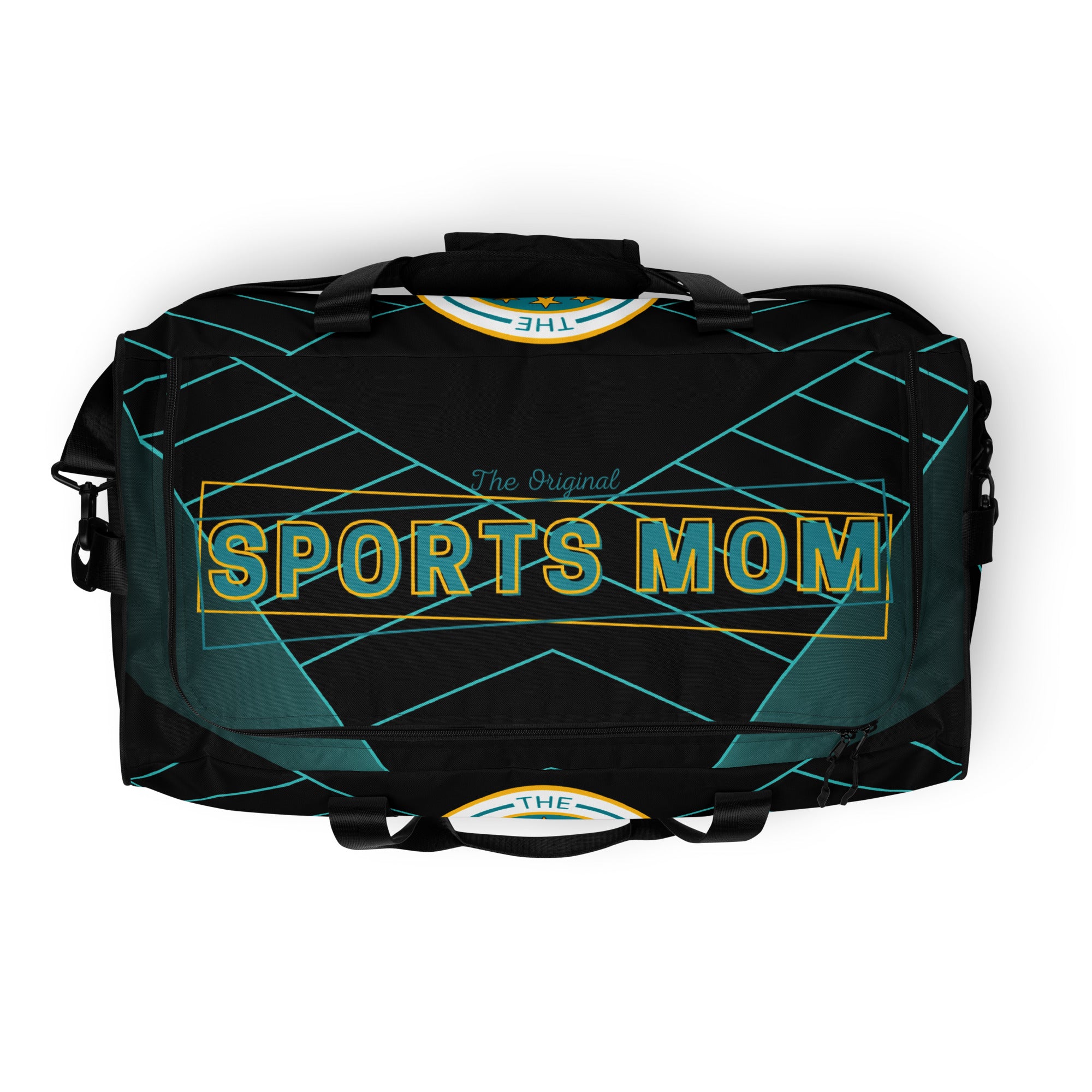 Sports Mom Ultimate Duffle Bag - Teal Stare