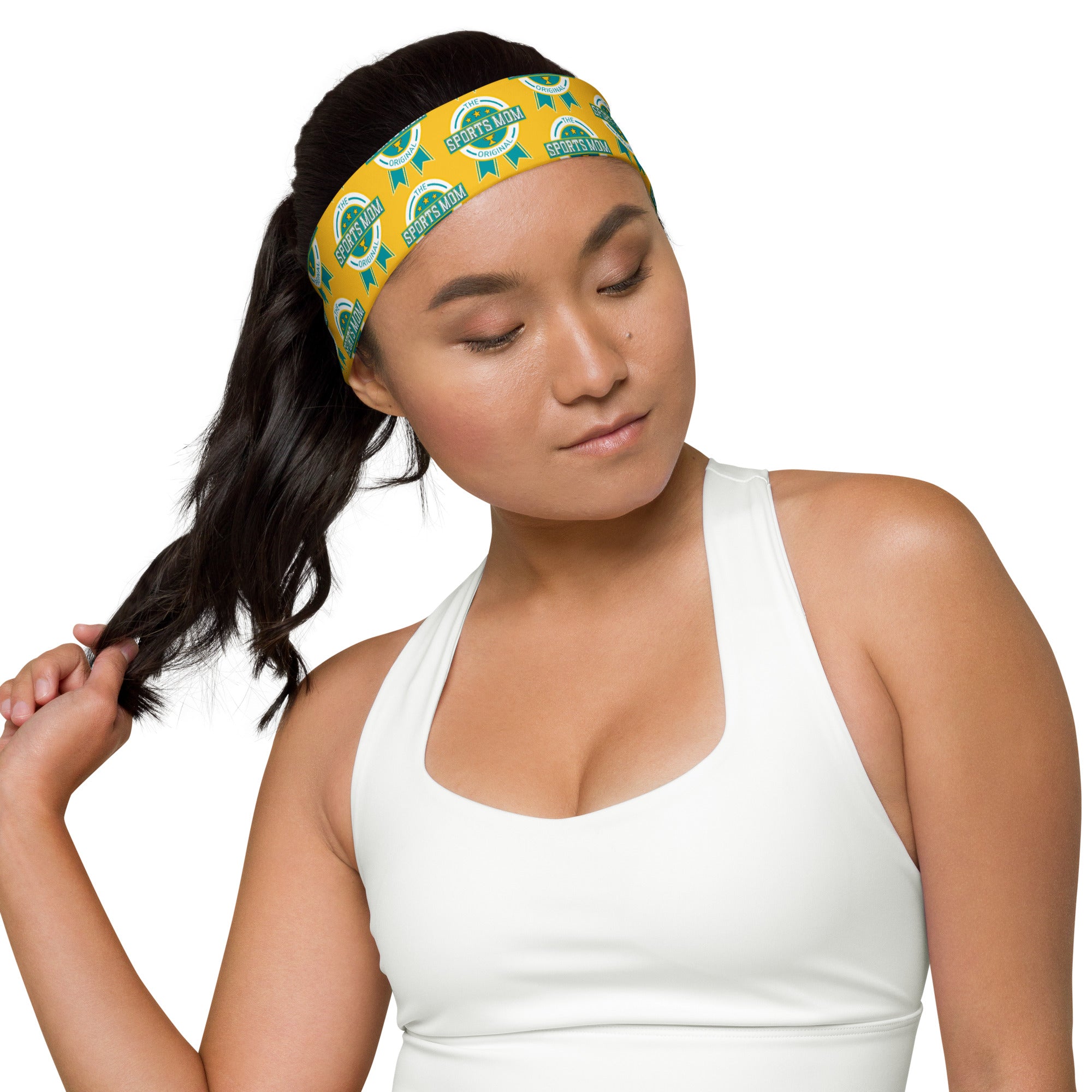 The Original Sports Mom Headband - Yellow