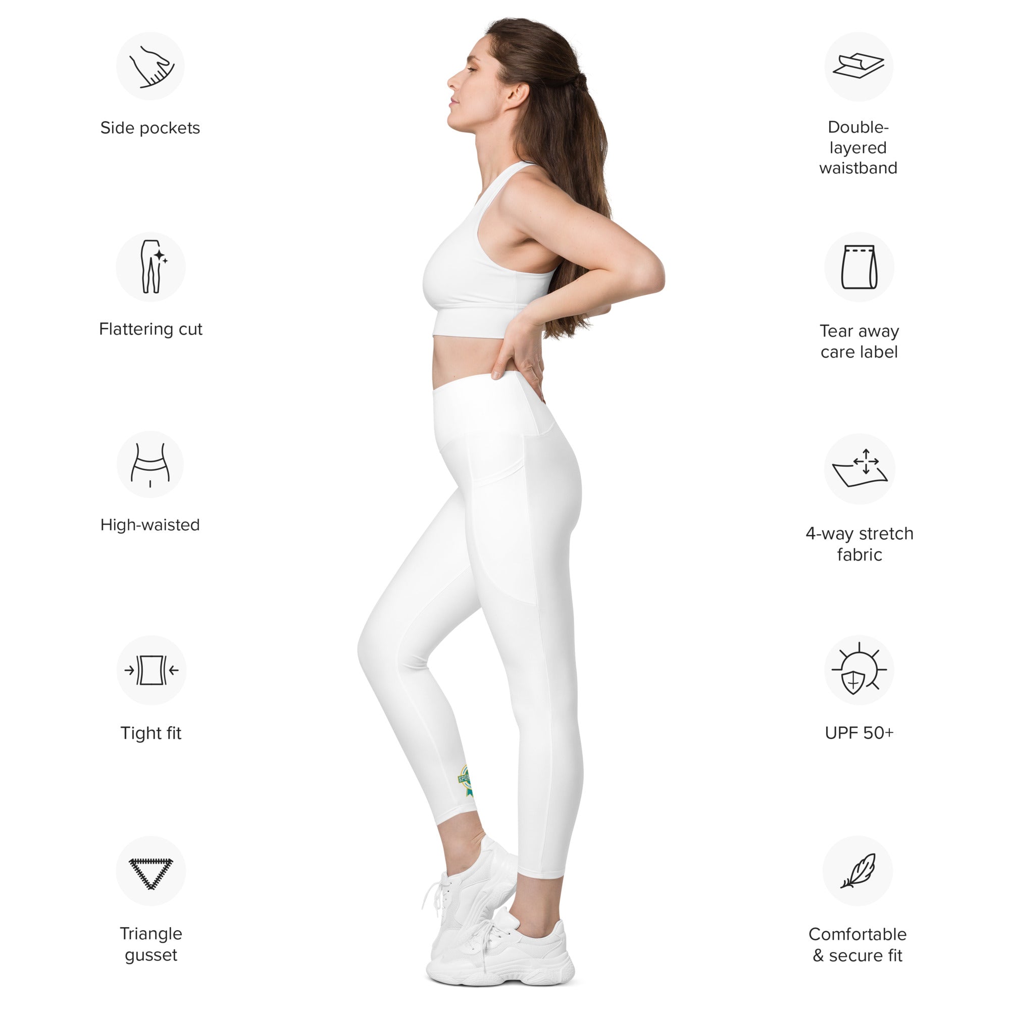 OSM - Leggings with Pockets - White