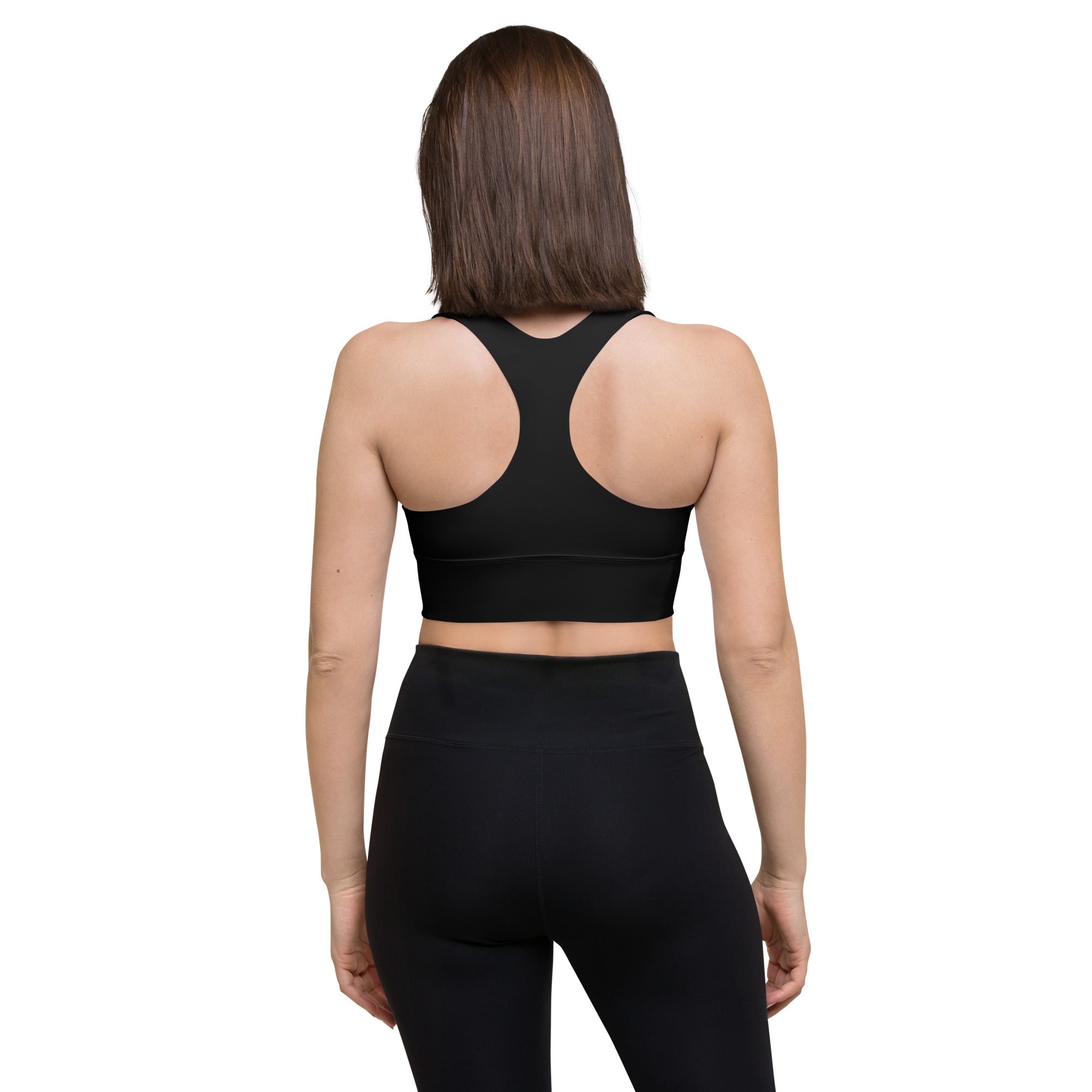 OSM - Longline Sports Bra - Black