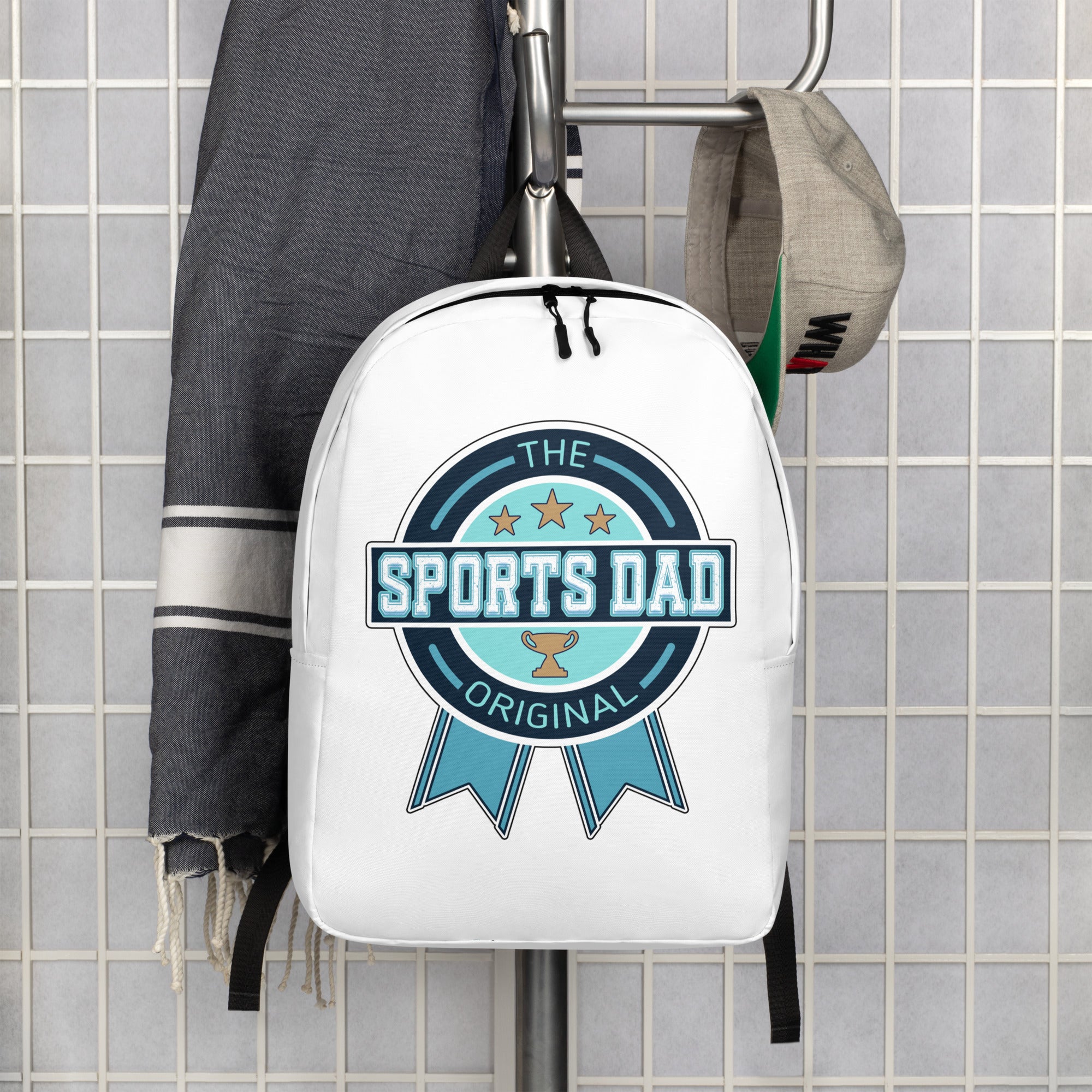 Sports Dad Minimalist Backpack - White