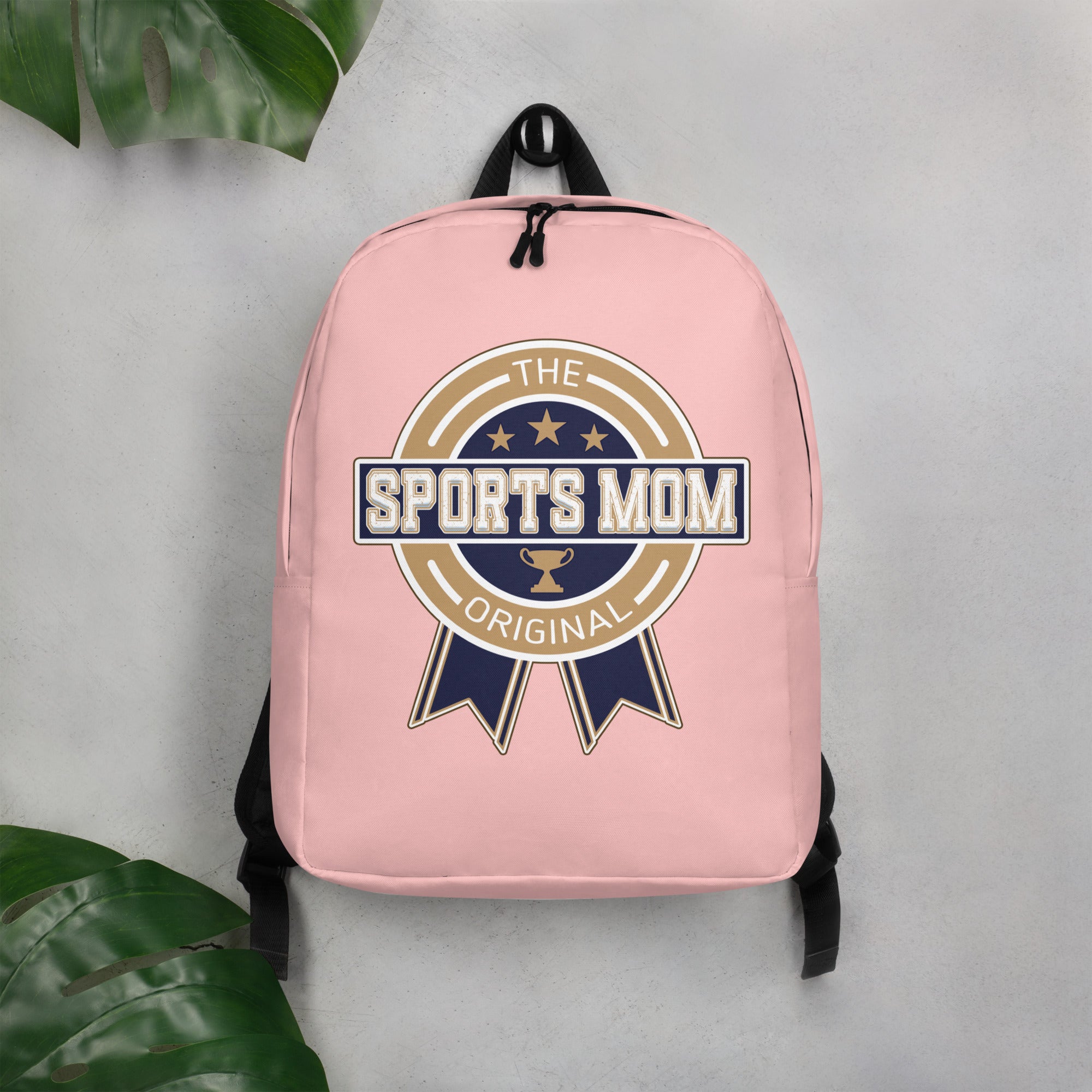 Sports Mom Minimalist Backpack - Away Game - Your Pink