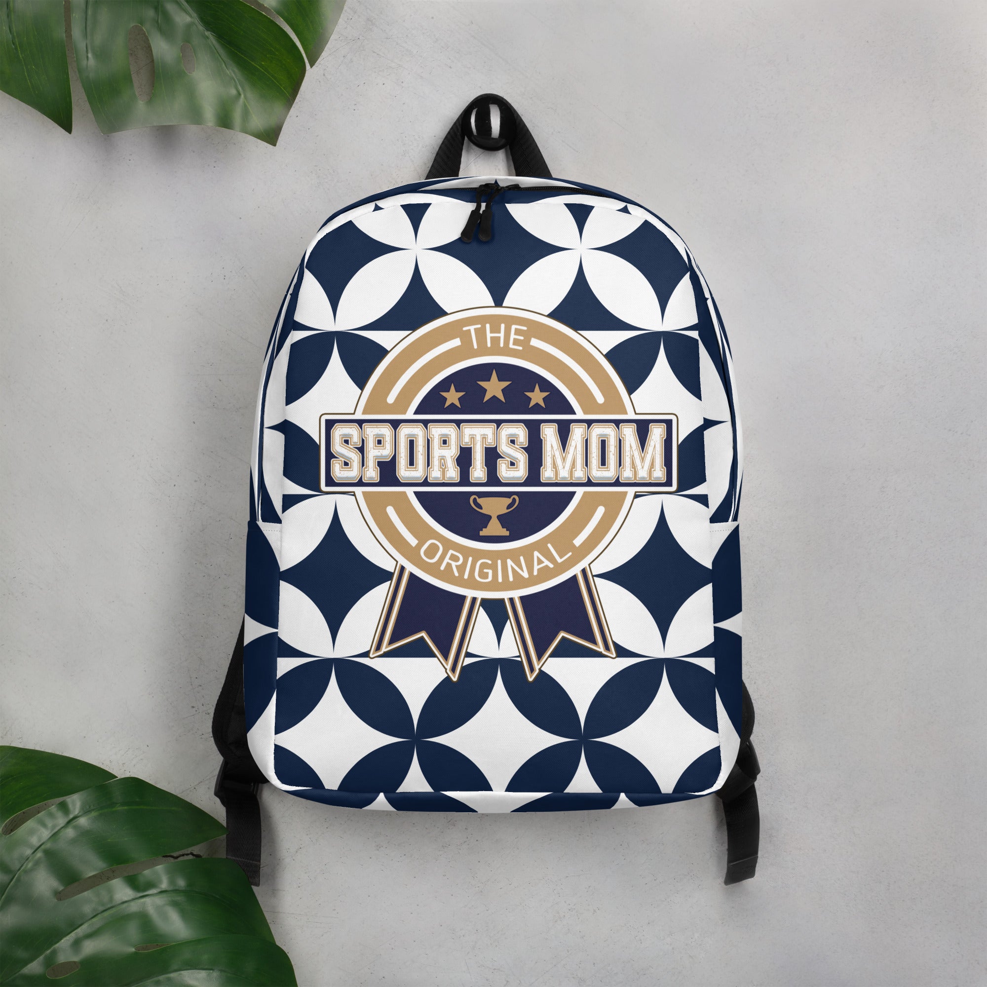 Sports Mom Minimalist Backpack - Away Game - Diamonds or Flowers?