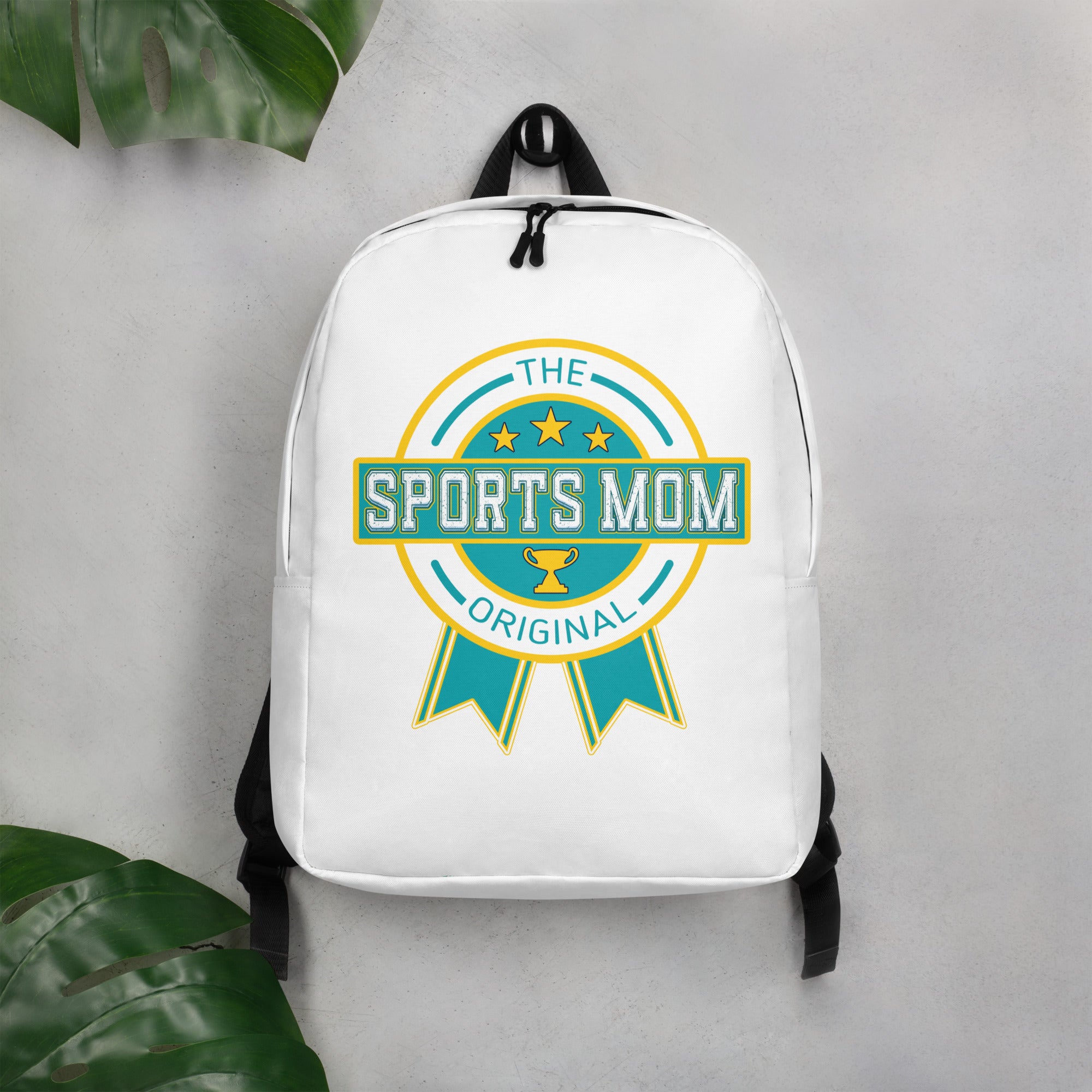 Sports Mom Minimalist Backpack - White