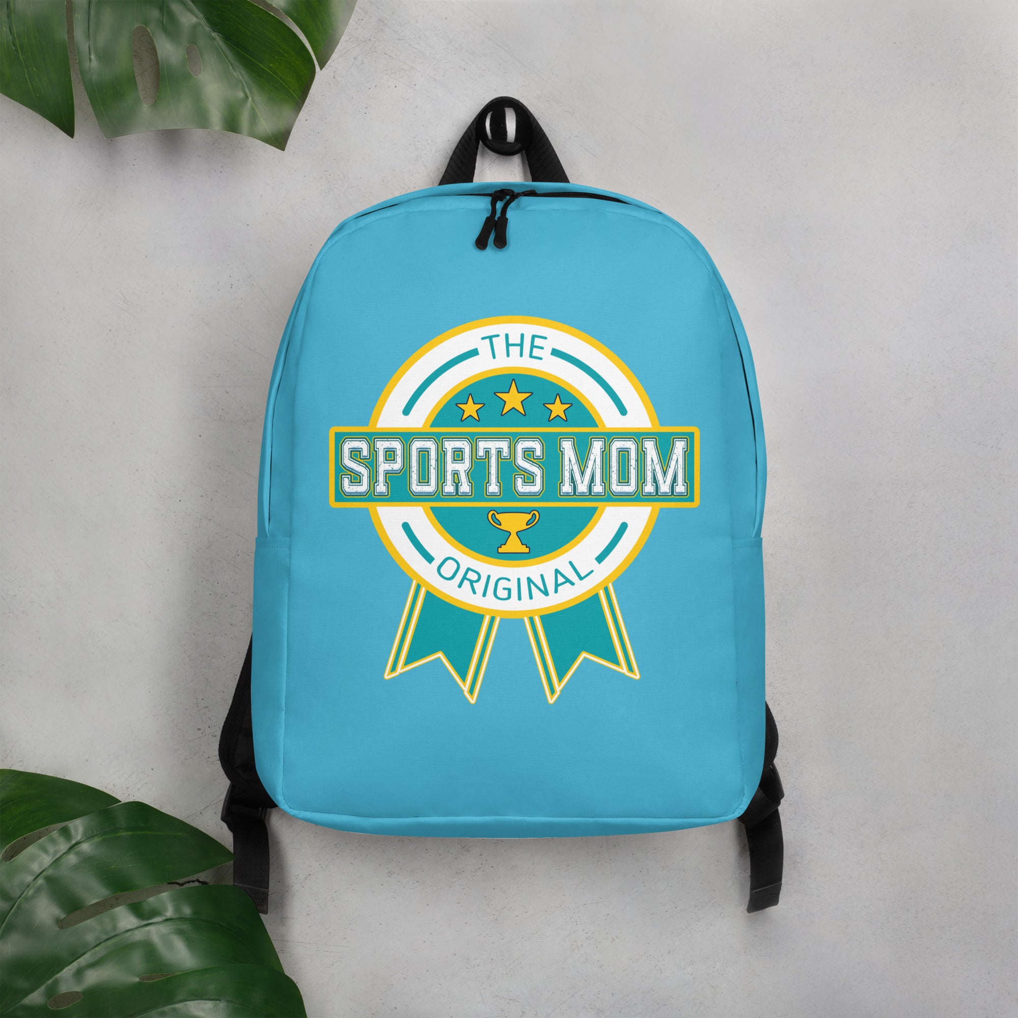 Sports Mom Minimalist Backpack - Summer Sky