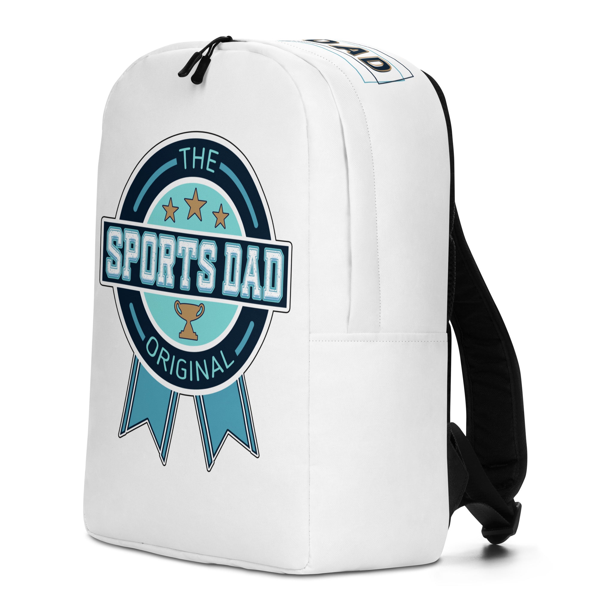 Sports Dad Minimalist Backpack - White