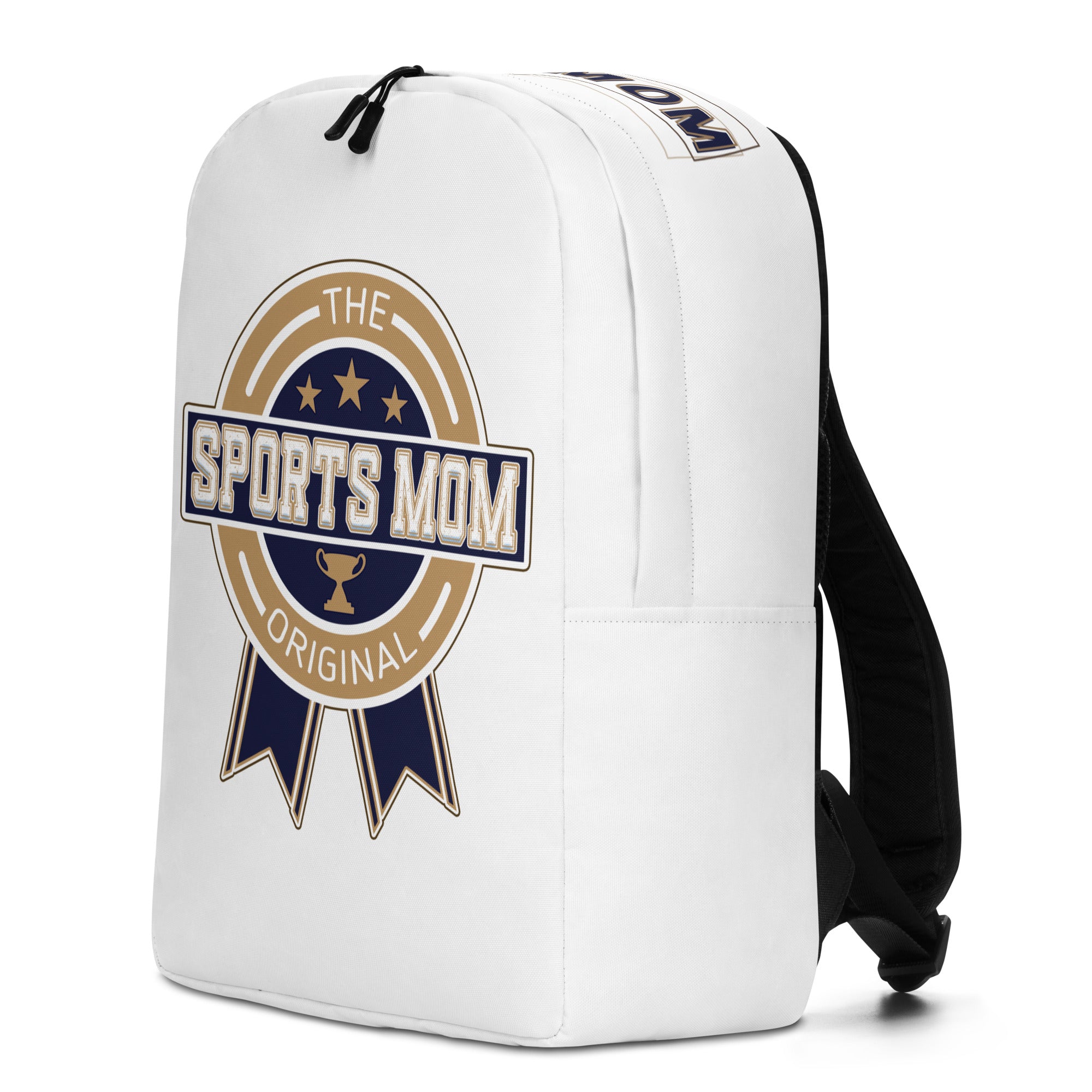 Sports Mom Minimalist Backpack - Away Game -  White