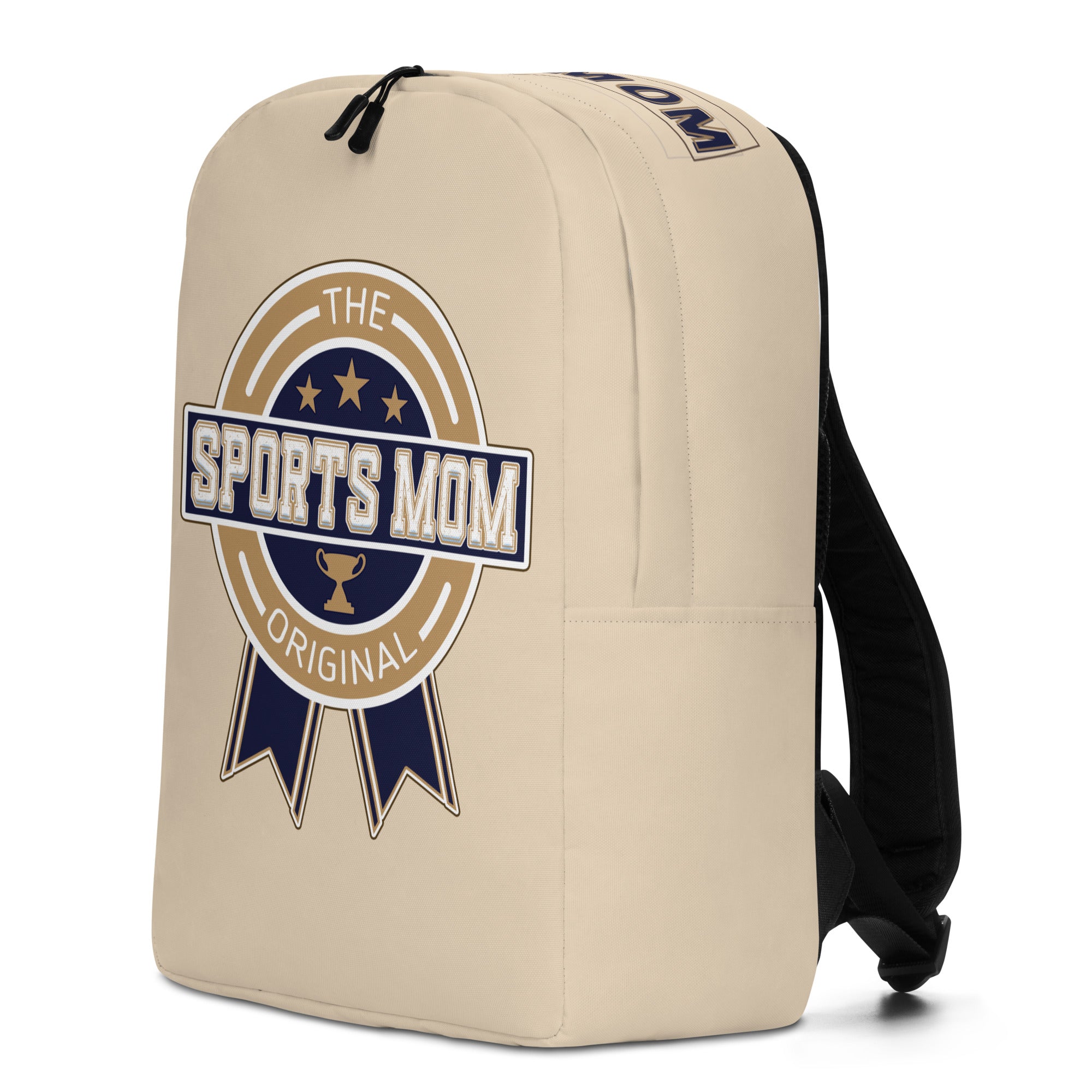 Sports Mom Minimalist Backpack - Away Game - Champagne