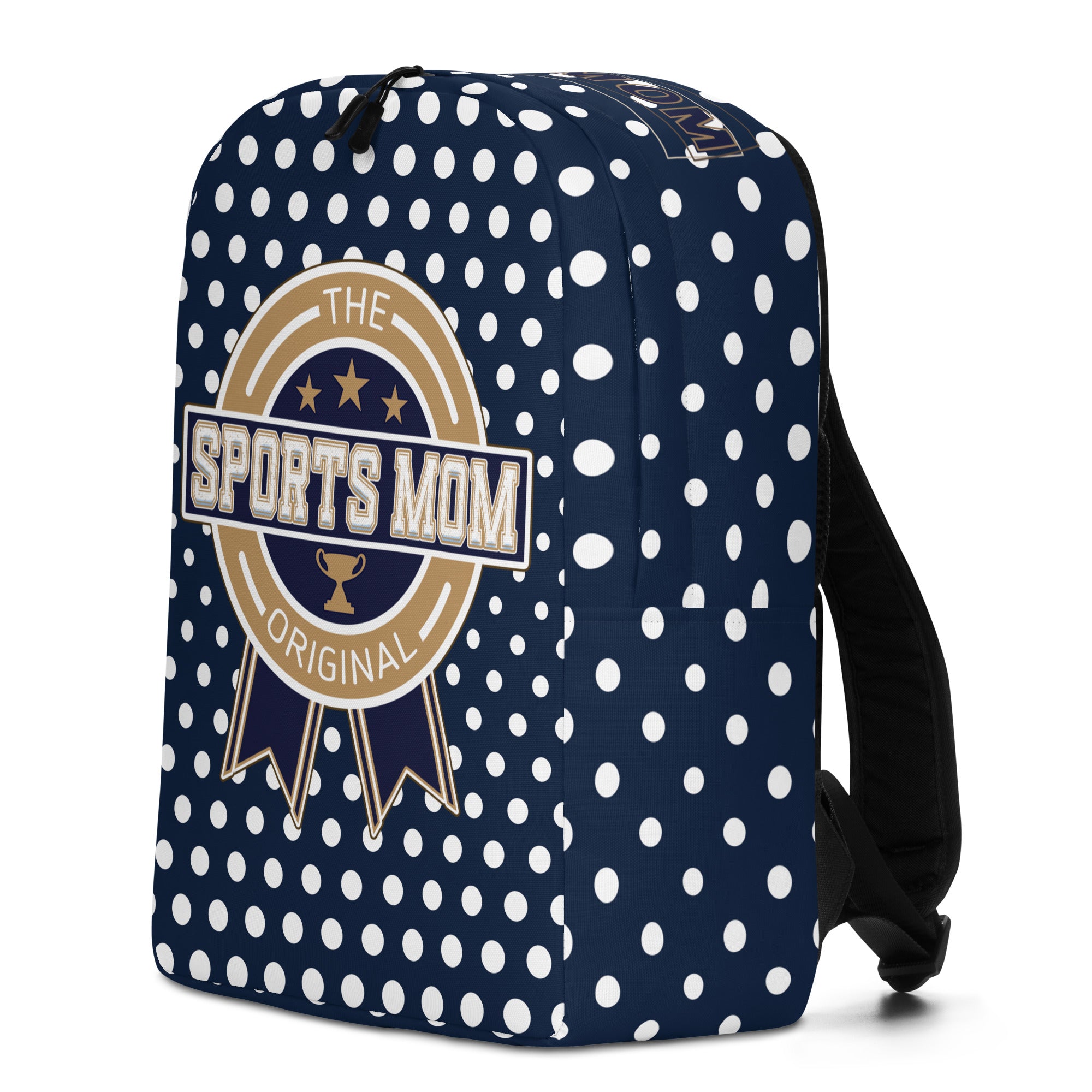 Sports Mom Minimalist Backpack - Away Game - Polka Dotty