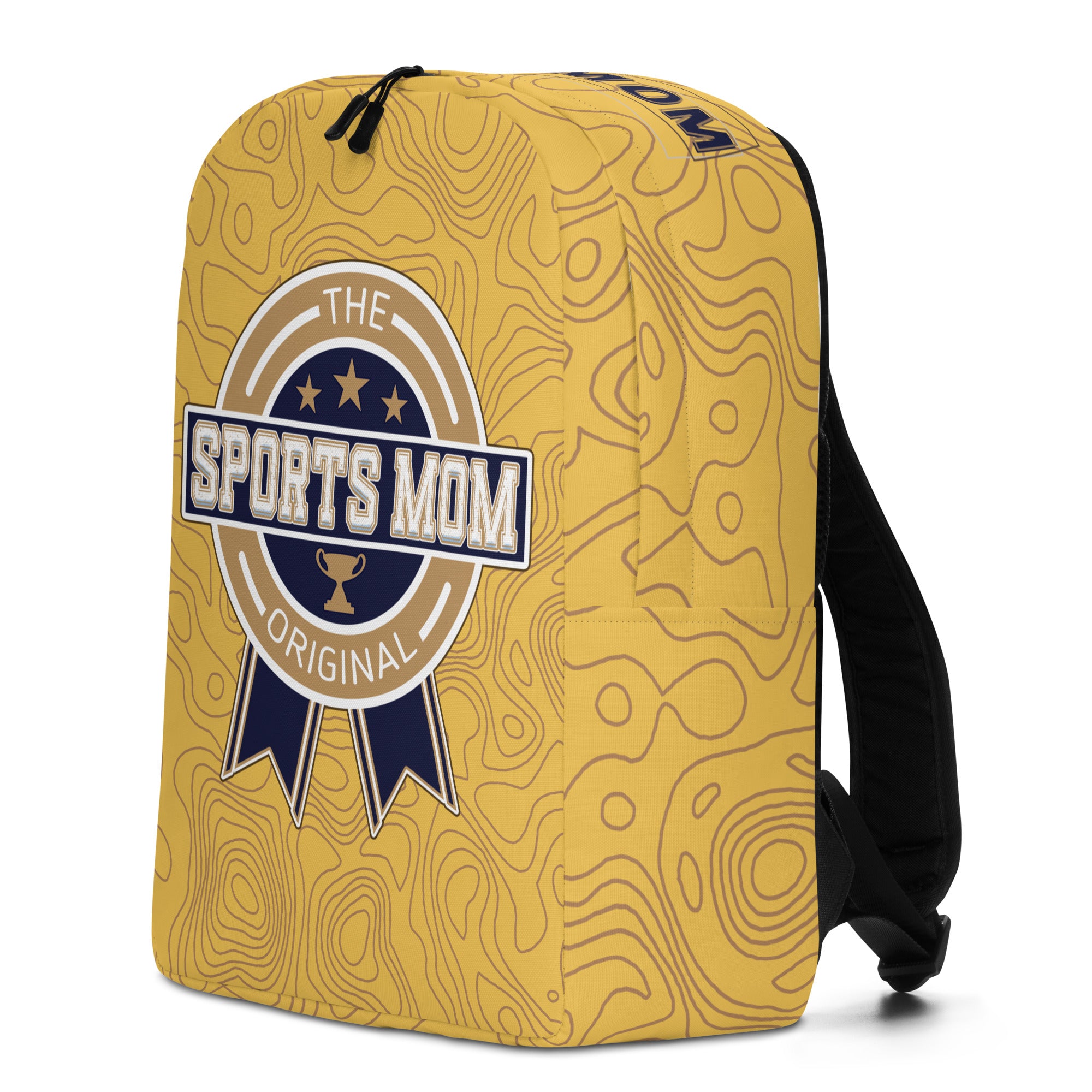 Sports Mom Minimalist Backpack - Away Game - Abstract Oasis
