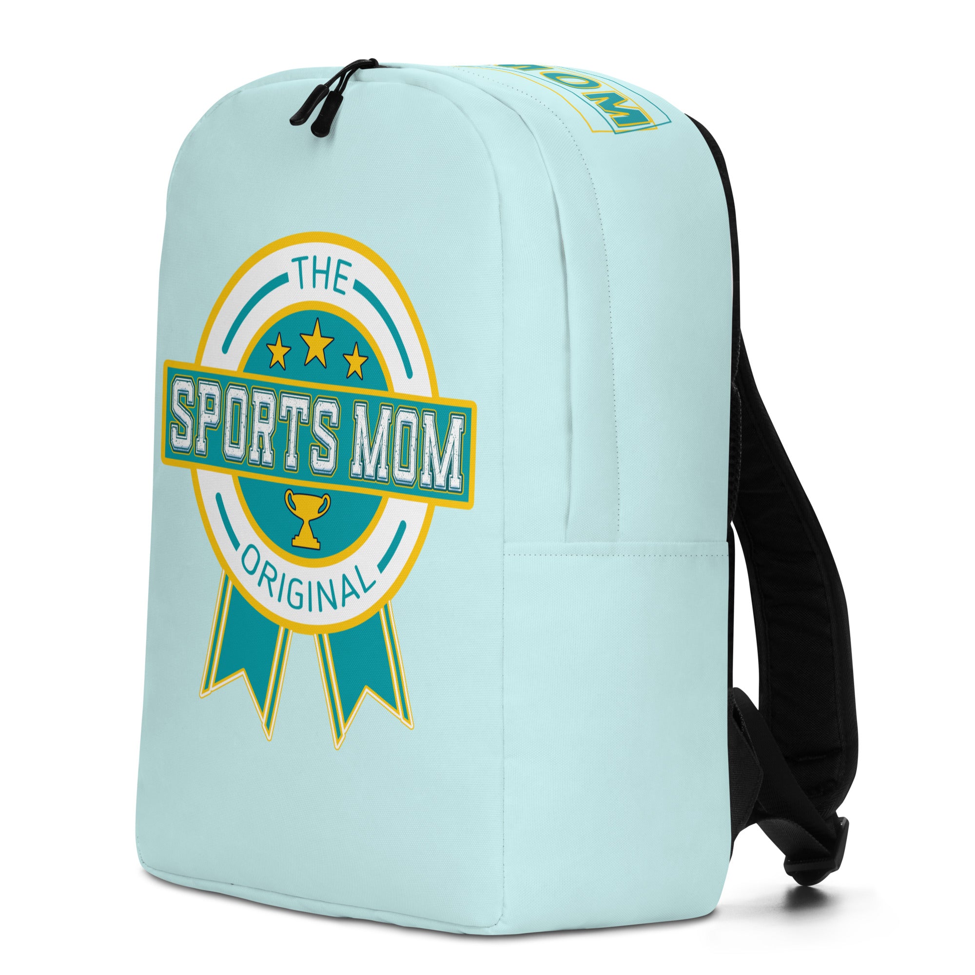 Sports Mom Minimalist Backpack - Light Cyan