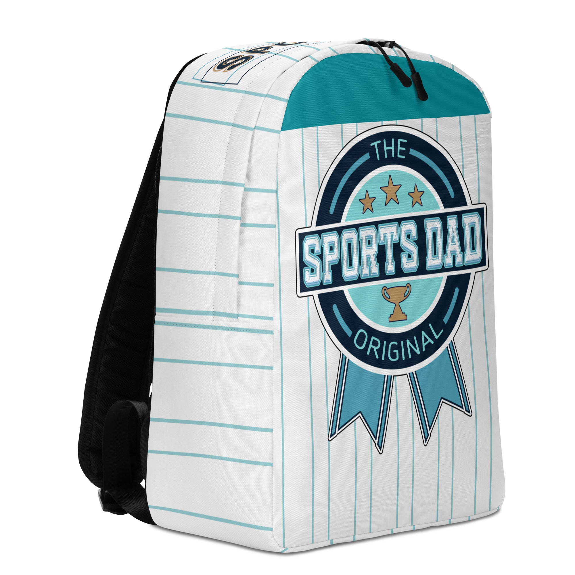 Sports Dad Minimalist Backpack - Teal Line Up