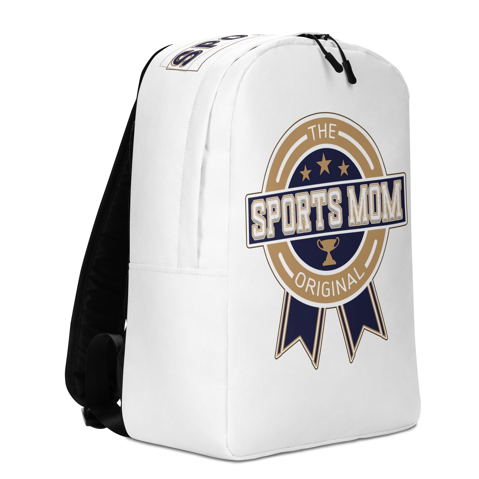 Sports Mom Minimalist Backpack - Away Game -  White