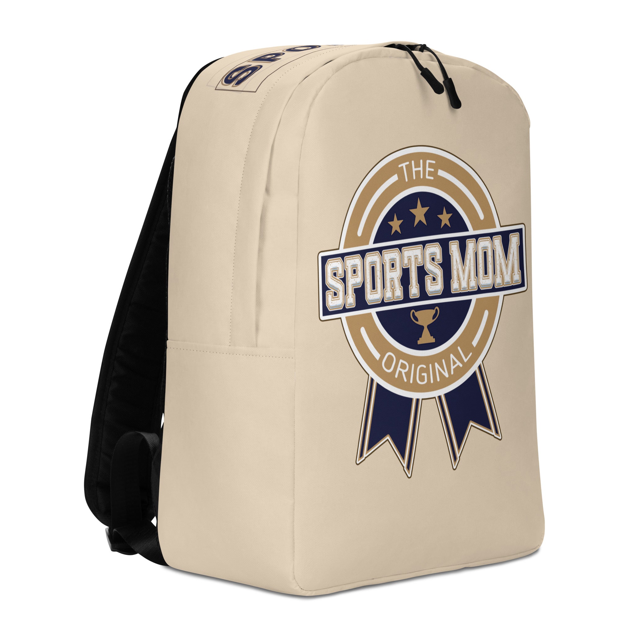 Sports Mom Minimalist Backpack - Away Game - Champagne