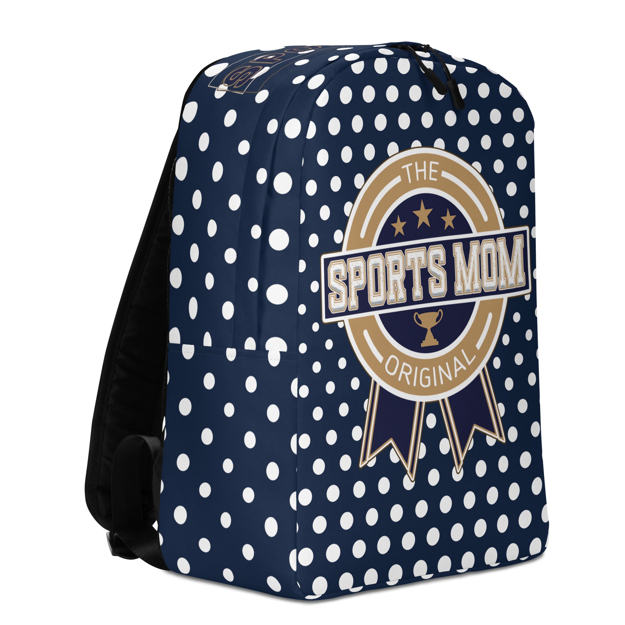 Sports Mom Minimalist Backpack - Away Game - Polka Dotty