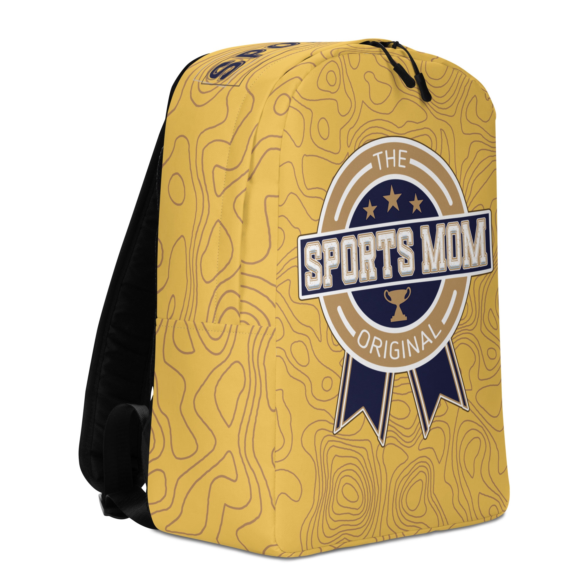 Sports Mom Minimalist Backpack - Away Game - Abstract Oasis
