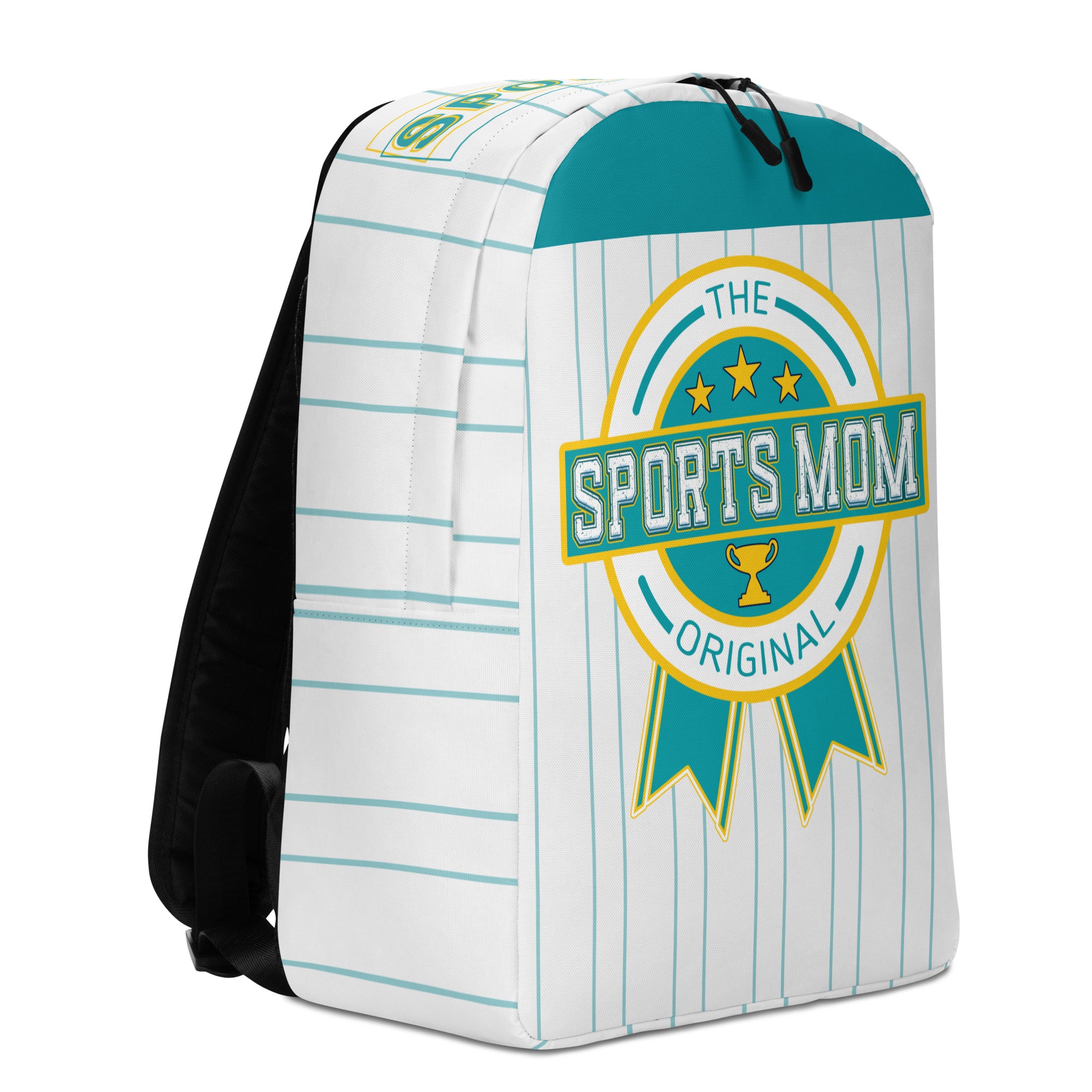 Sports Mom Minimalist Backpack - Teal Line Up