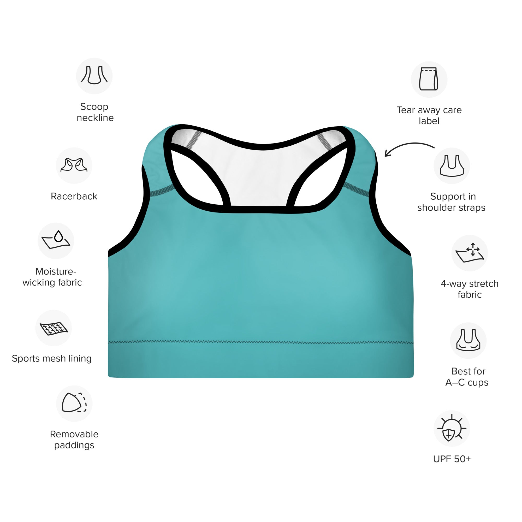 OSM - Padded Sports Bra - Viking