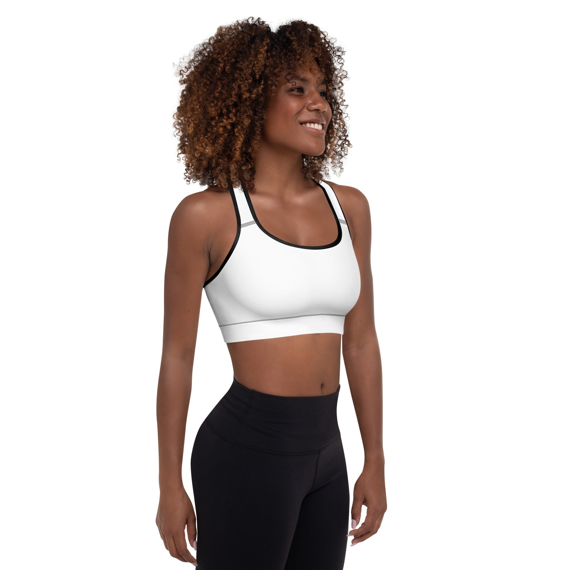 OSM - Padded Sports Bra - White