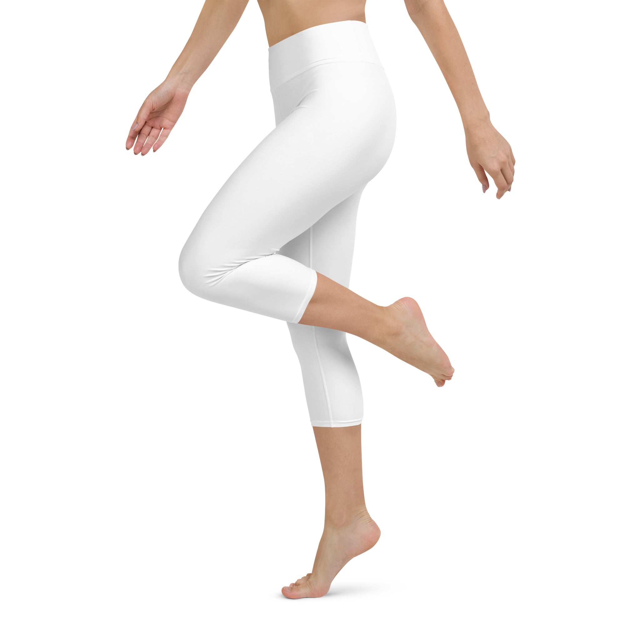 OSM - Yoga Capri Leggings - White