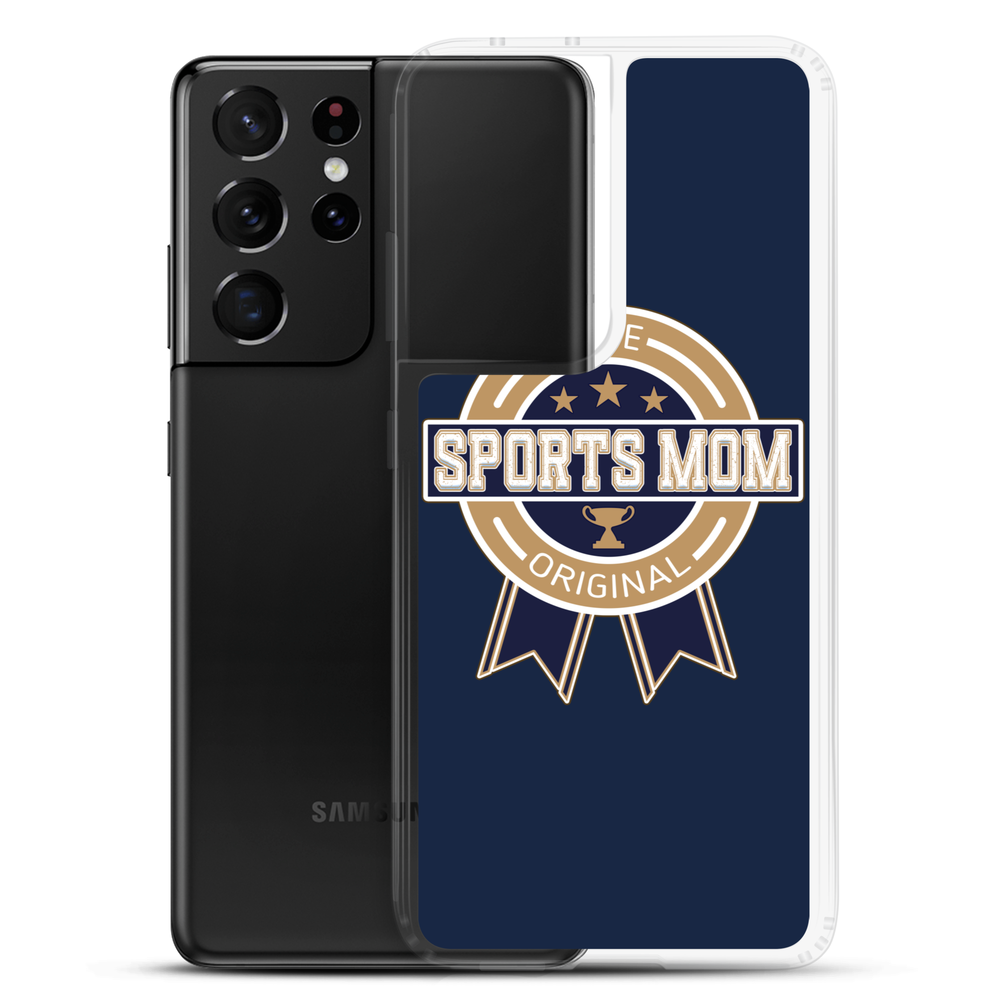 Original Sports Mom - Away Game - Clear Case for Samsung®