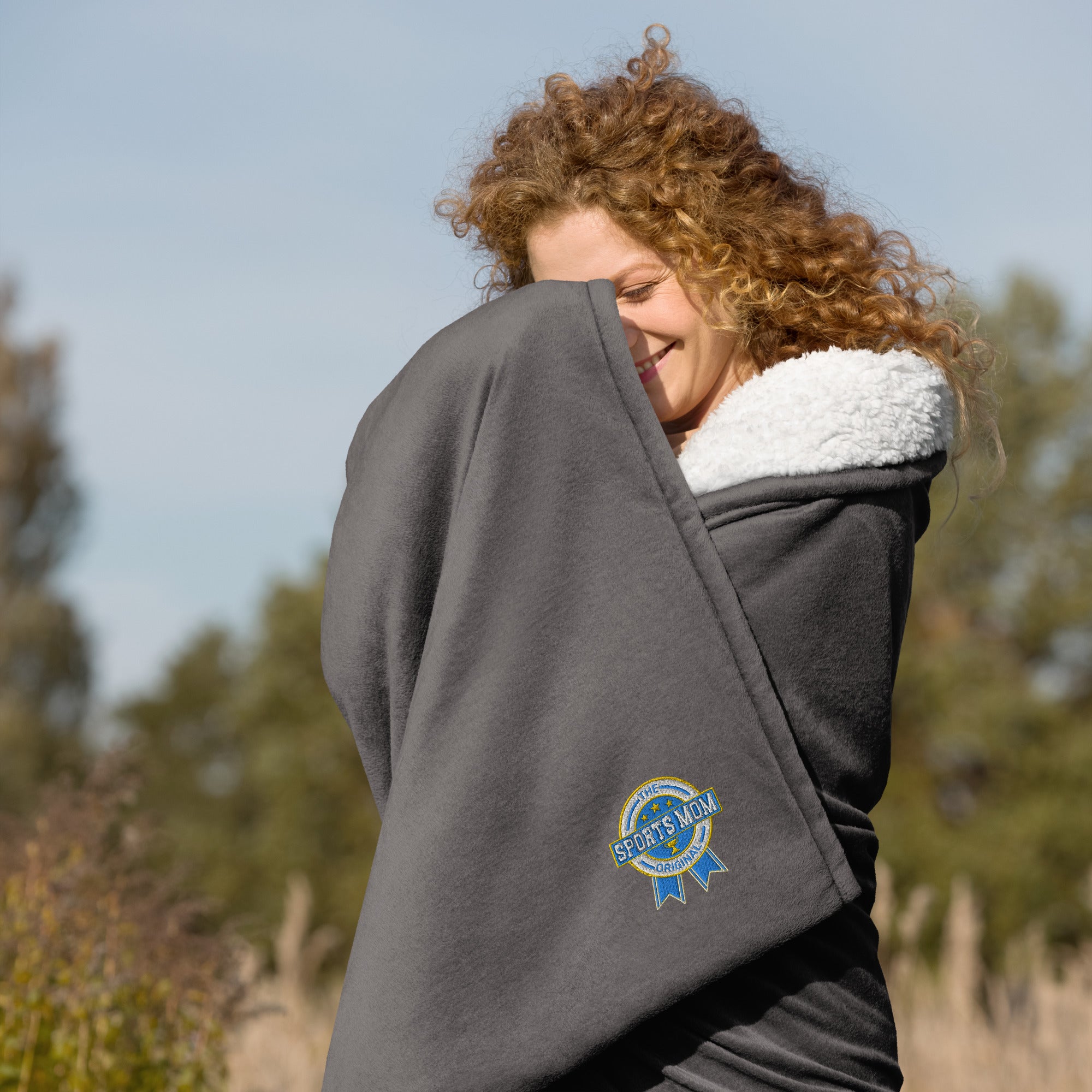 The Original Sports Mom - Premium Sherpa Blanket