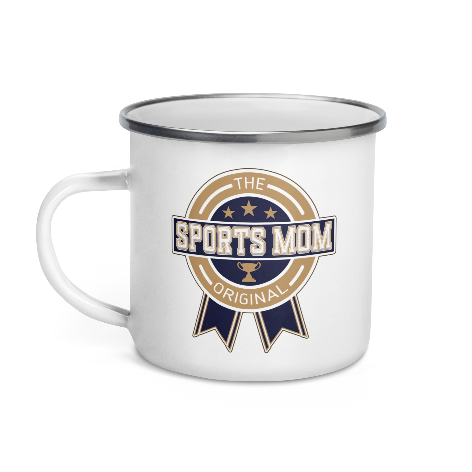 The Original Sports Mom - Away Game - Enamel Mug