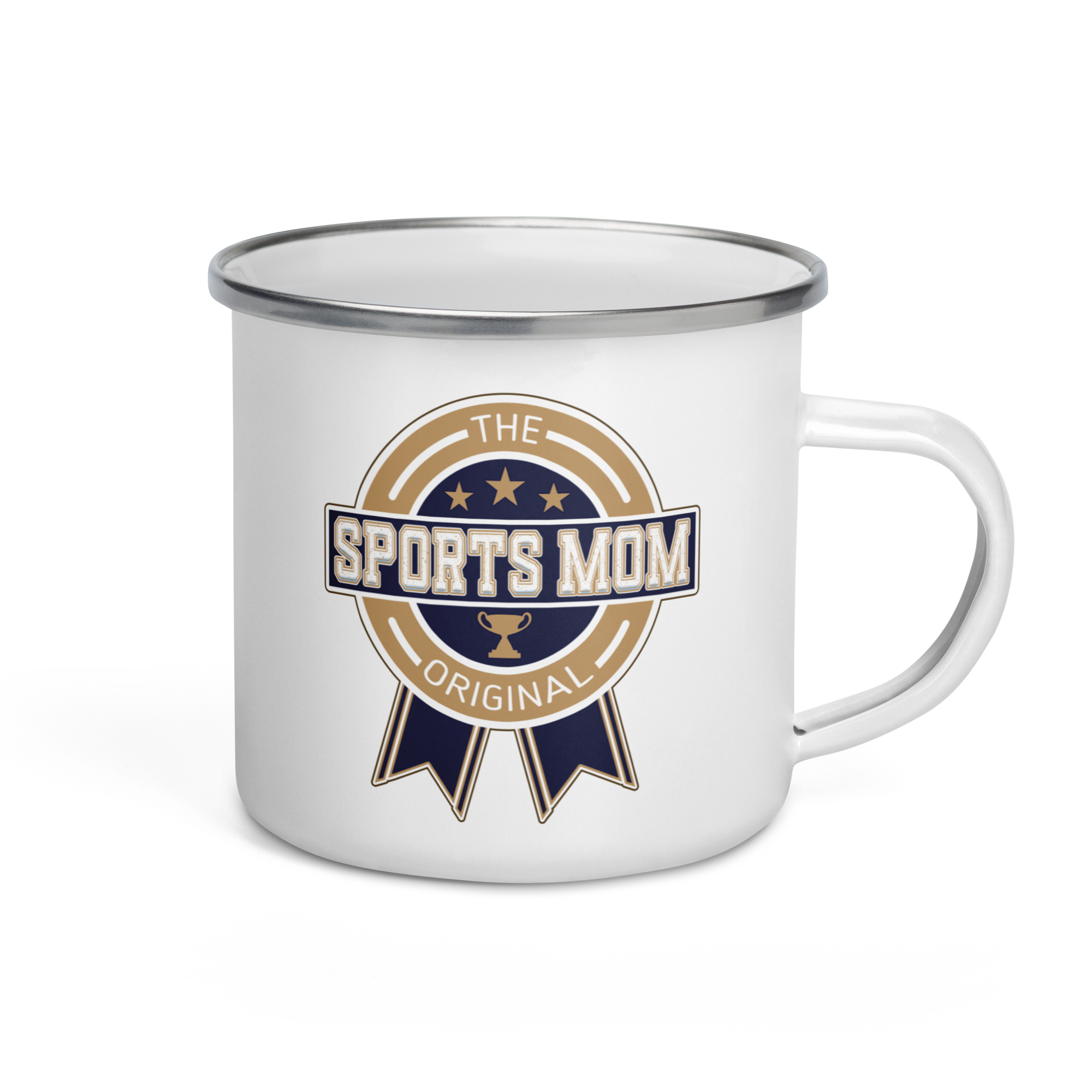 The Original Sports Mom - Away Game - Enamel Mug