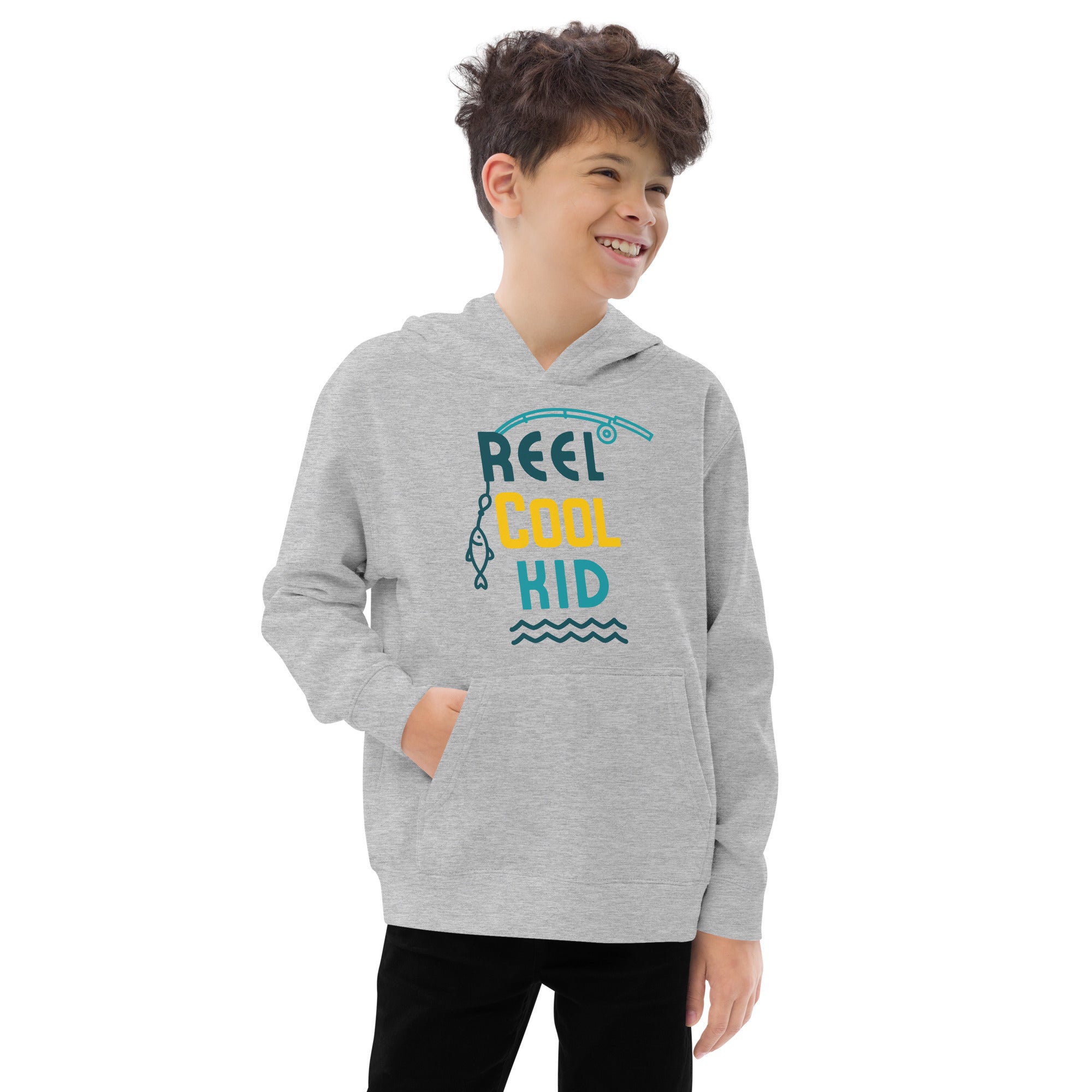 Reel Cool Kid - Kids Fleece Hoodie