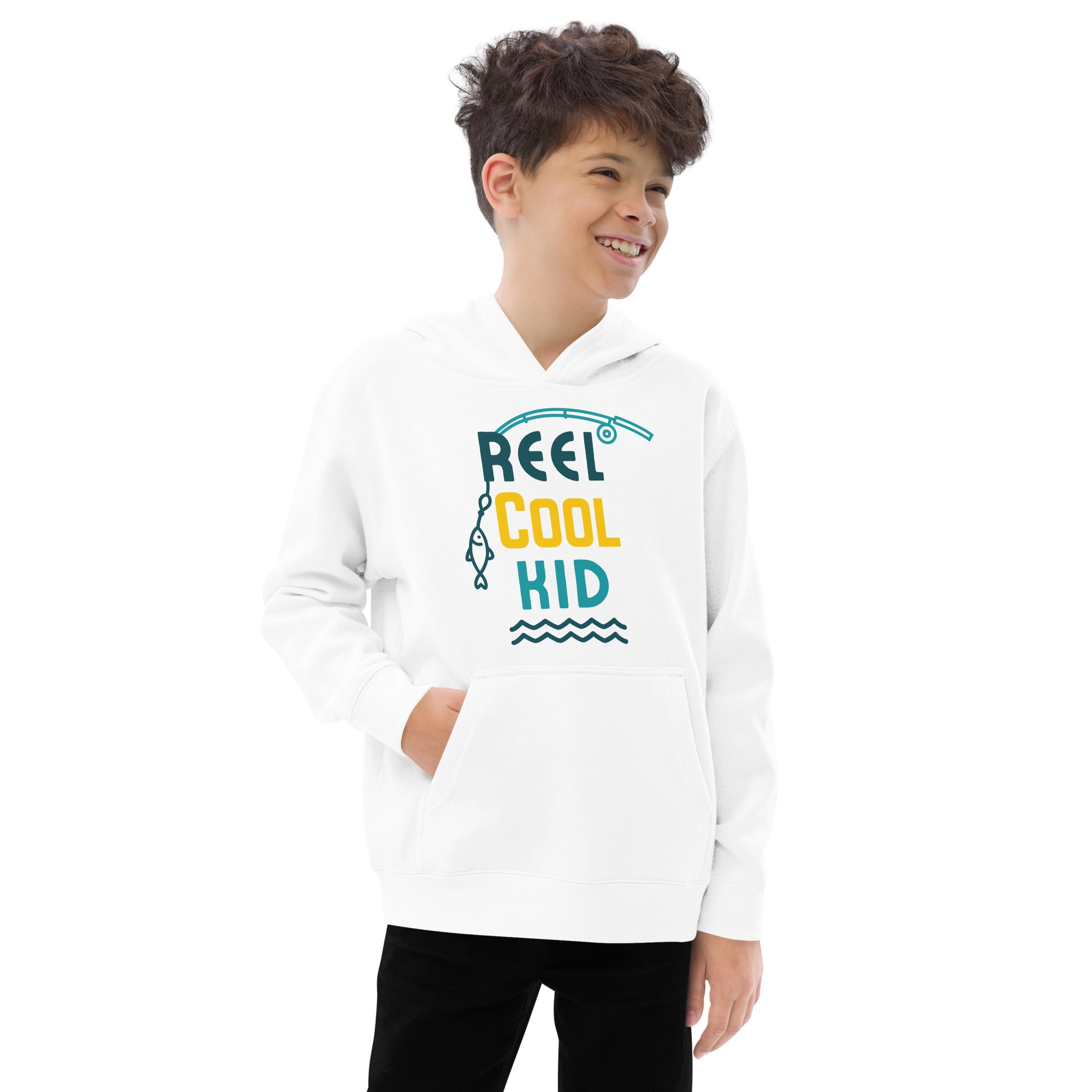 Reel Cool Kid - Kids Fleece Hoodie