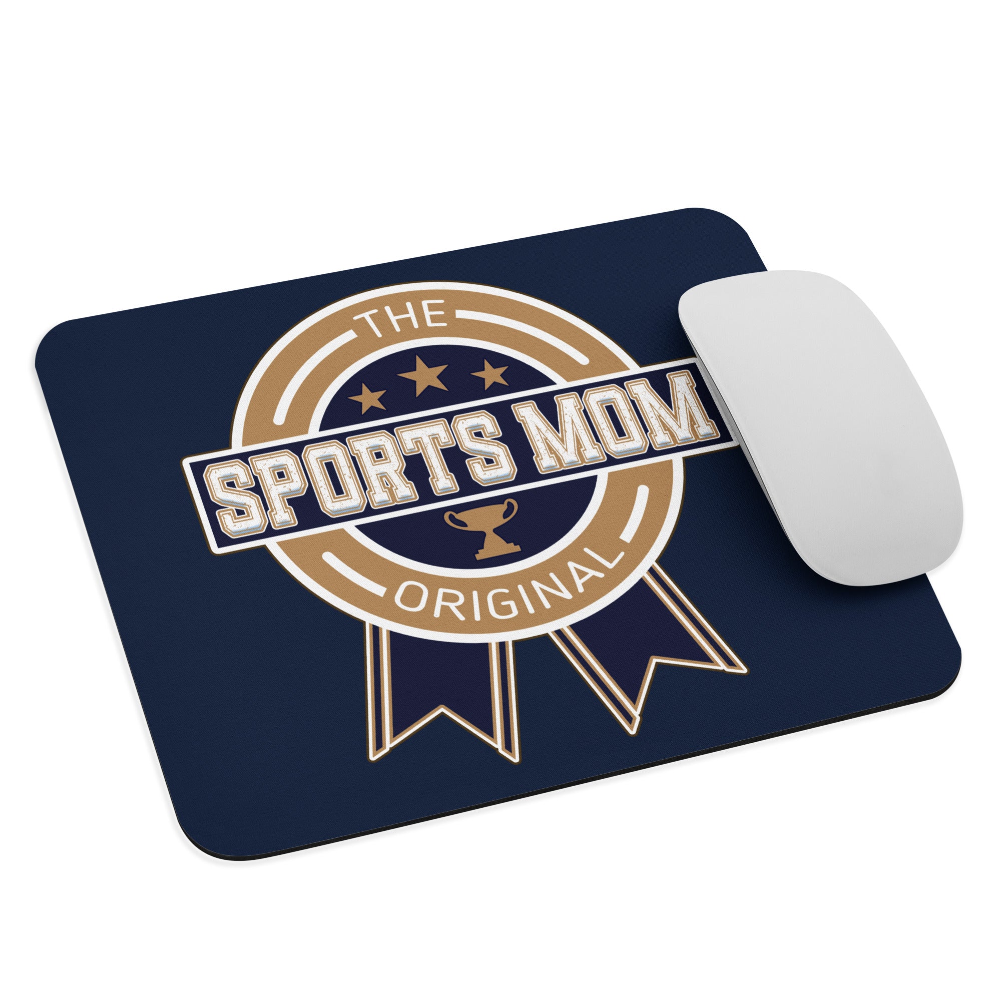 The Original Sports Mom - Away Game Mouse Pad - Navy