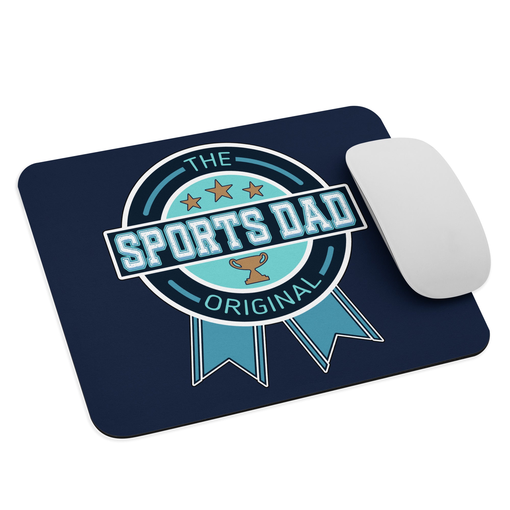 The Original Sports Dad - Mouse Pad - Navy