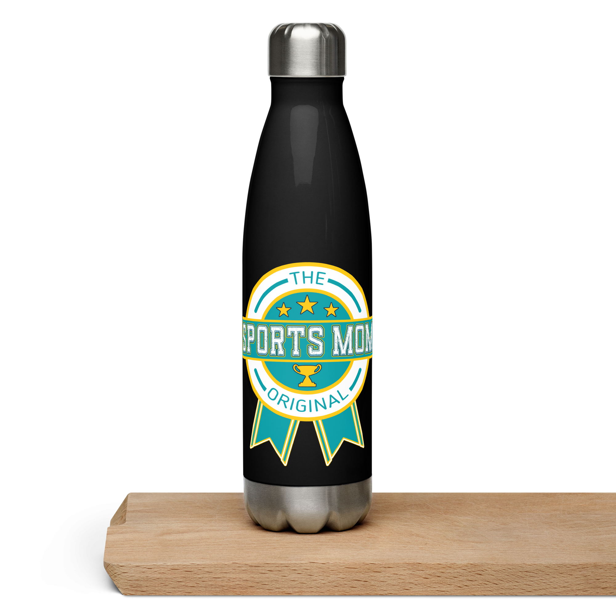 The Original Sports Mom - Stainless Steel Water Bottle